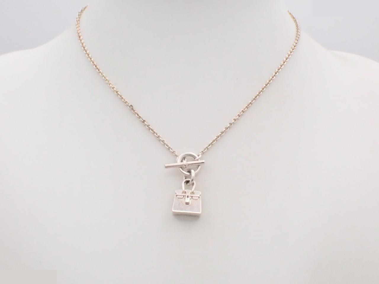 Birkin Amulet Necklace, chain approximately 40cm, 925 sterling silver, 13.0g — view 3