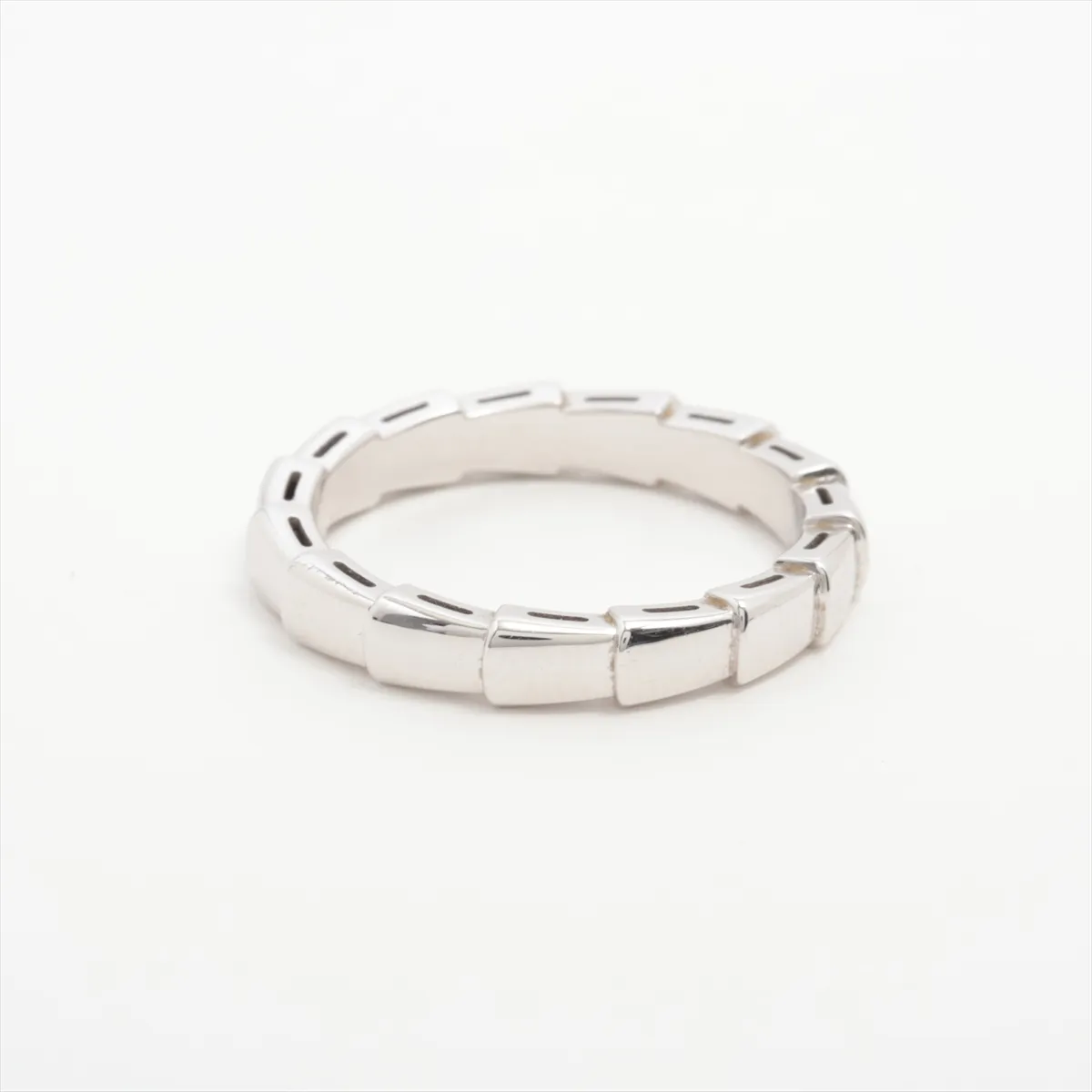 Bulgari Serpenti Viper Band Ring 750(WG) 5.2g 58 AA3X72 — view 2