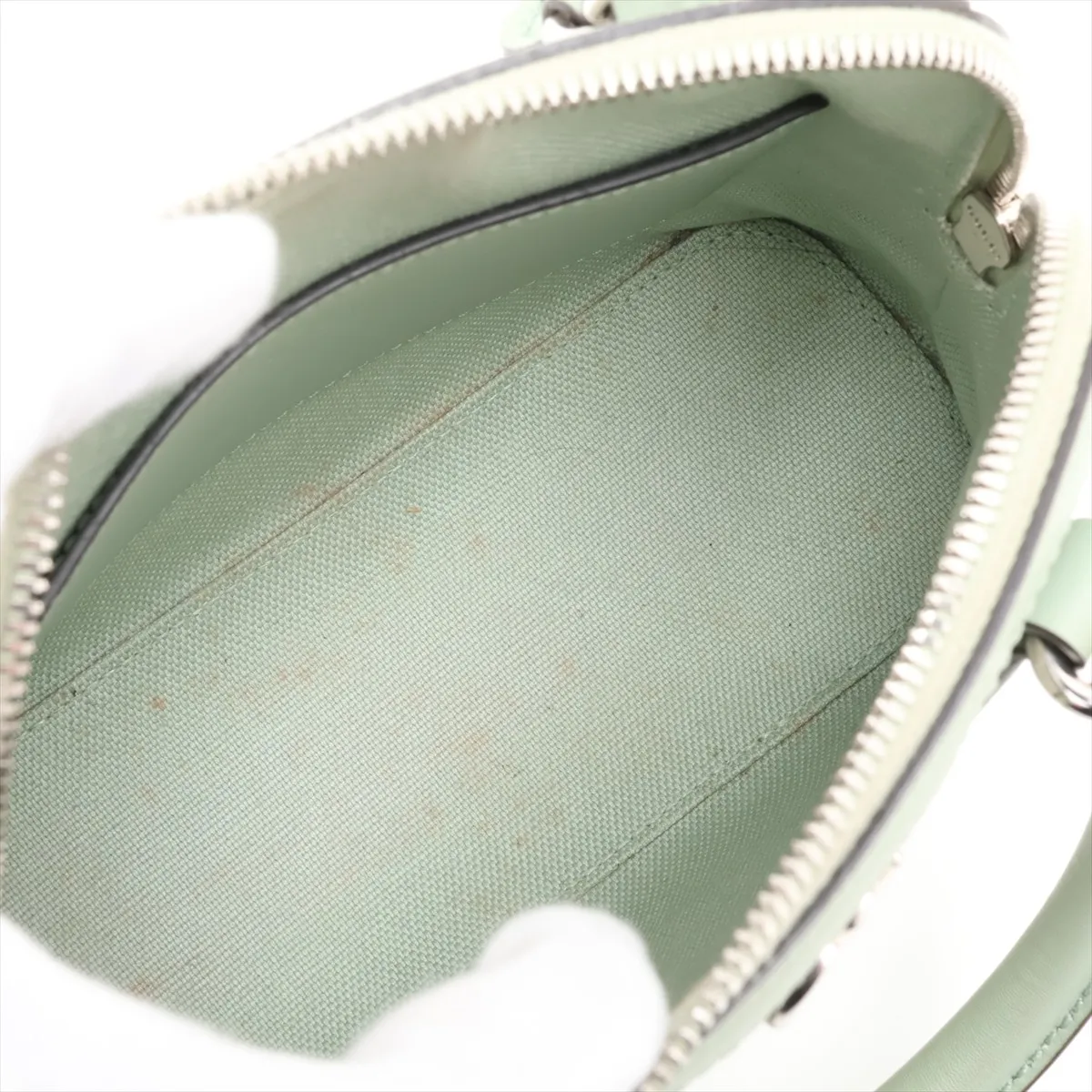 GG Canvas x Leather 2-Way Handbag Green 772216 — view 8
