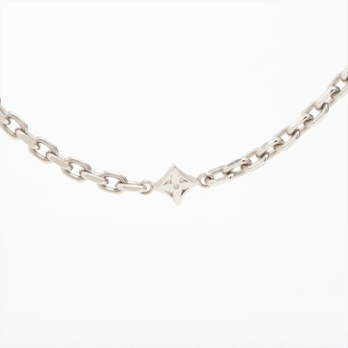 M02739 Chain LV Yours AK1216 Necklace GP Silver — view 2