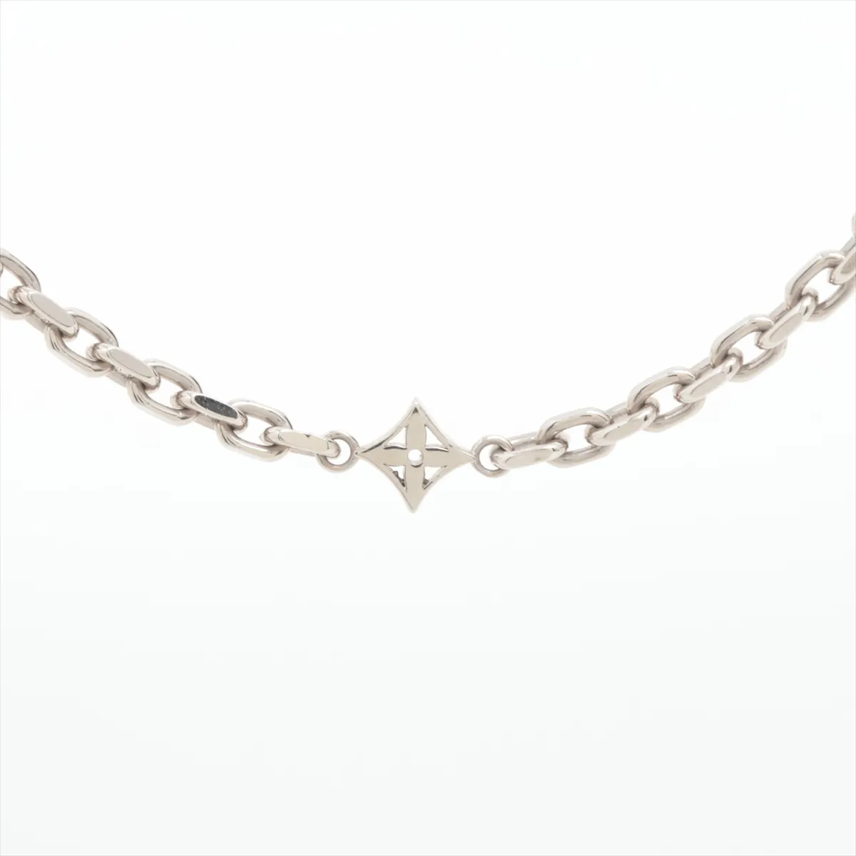 M02739 Chain LV Yours AK1216 Necklace GP Silver — view 3