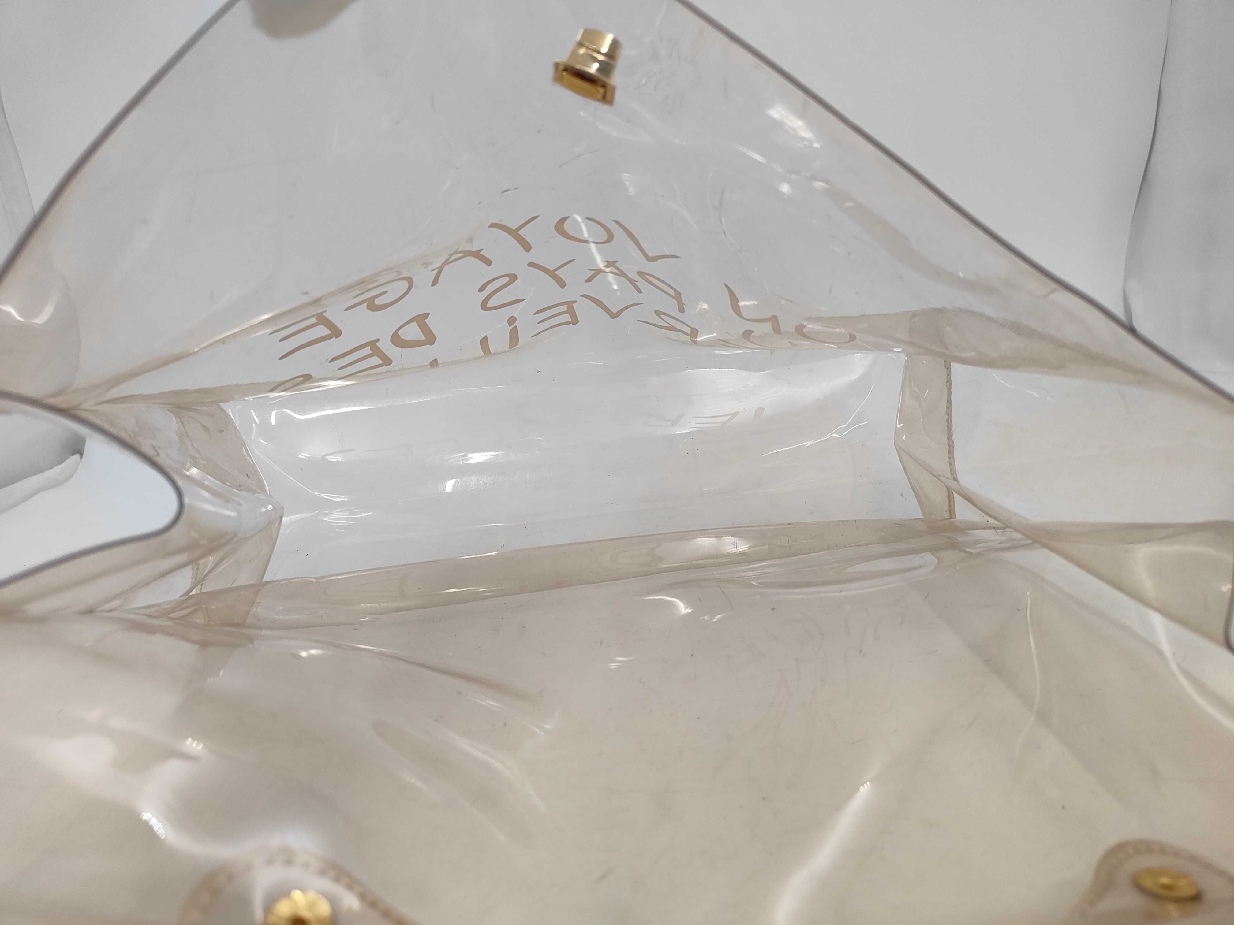 Hermès Vinyl Kelly Handbag Clear Handbag — view 8