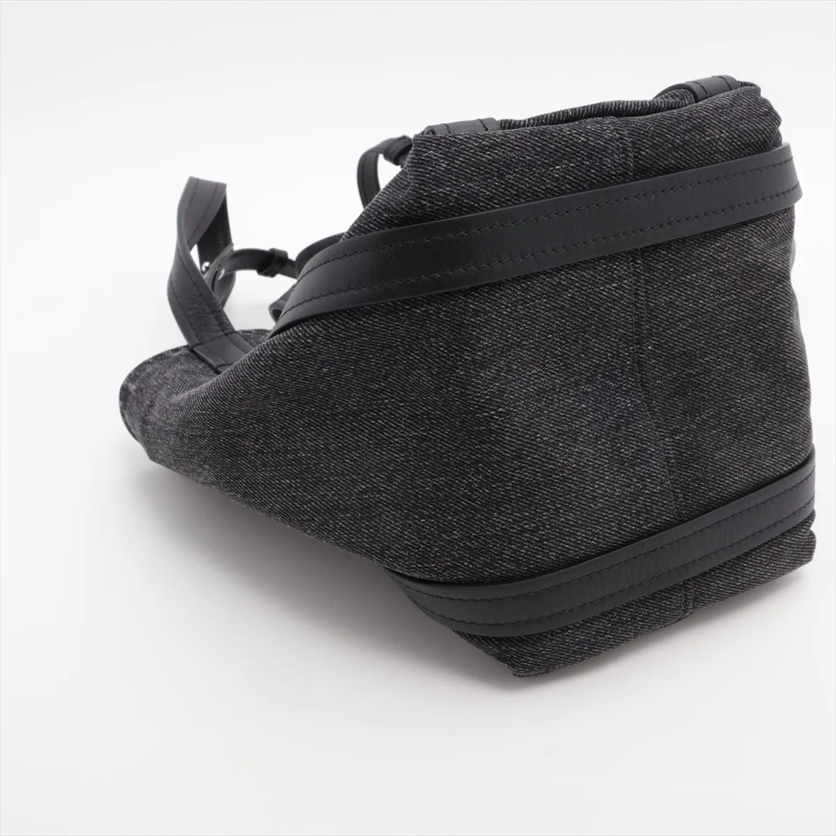 Everyday Tote XS Denim x Leather 2WAY Handbag Black 672793 — view 4