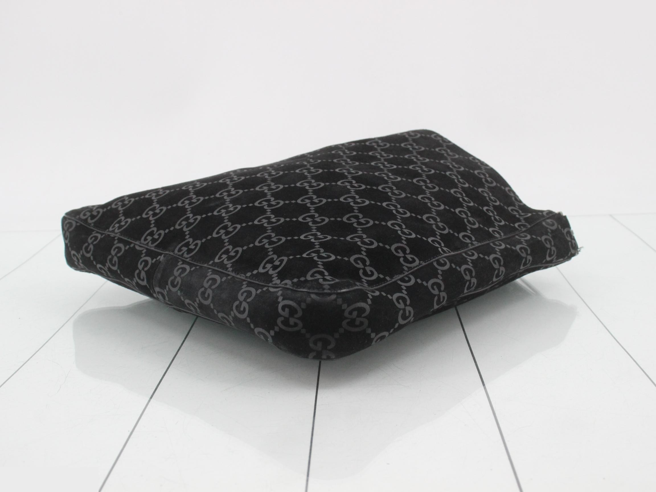 GG Suede Shoulder Bag with Pouch — view 6