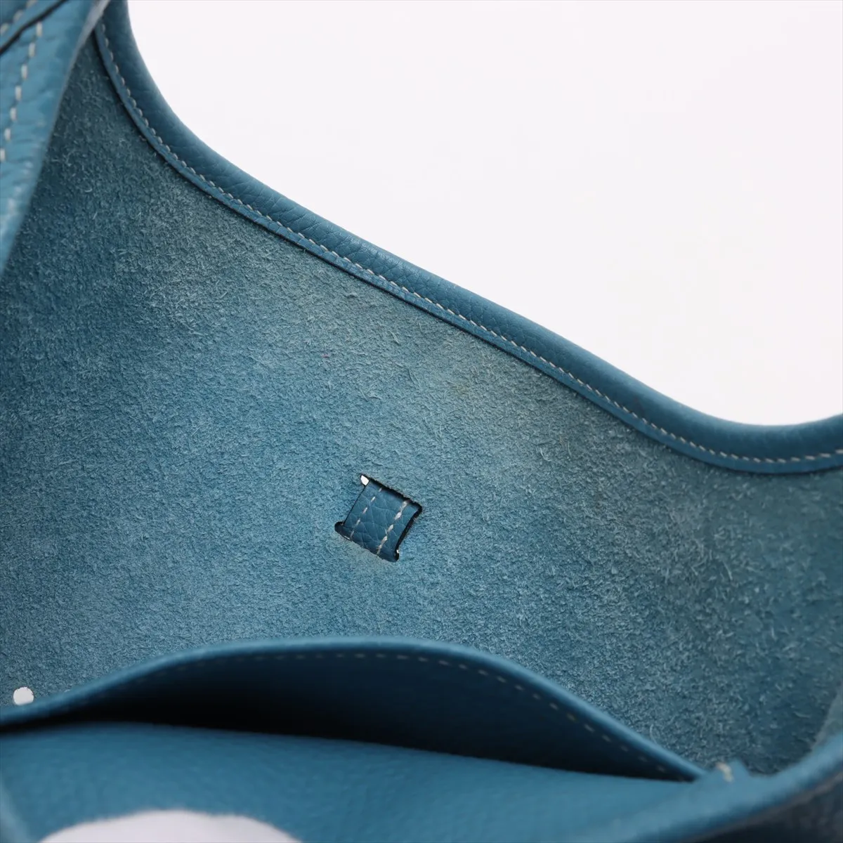 Evelyn 1 29 PM Taurillon Clemence Blue Jean Silver hardware J:2006 — view 11