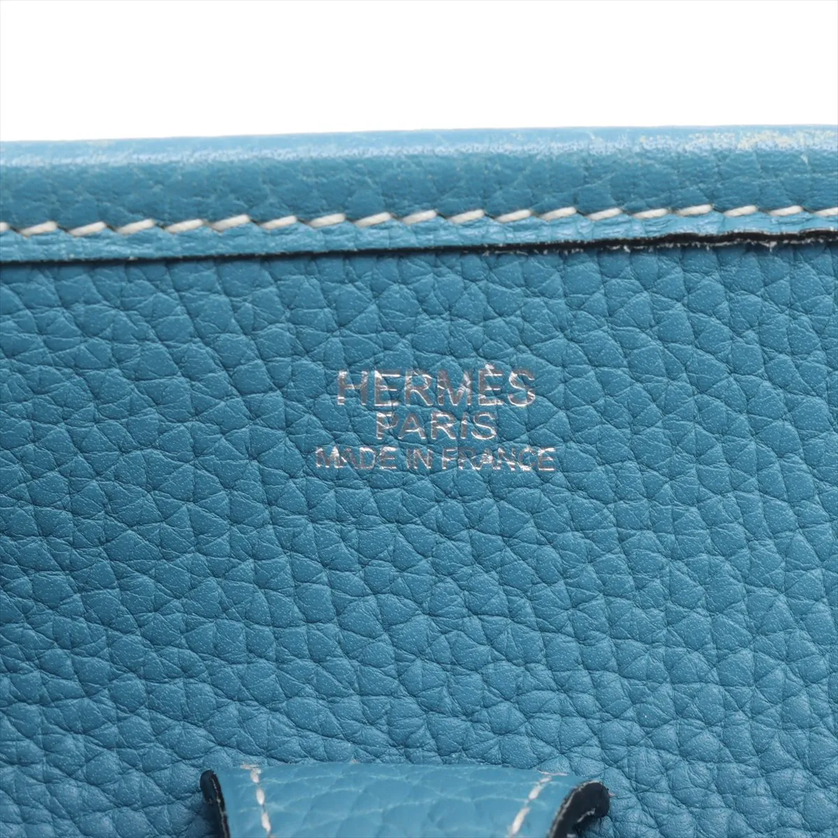 Evelyn 1 29 PM Taurillon Clemence Blue Jean Silver hardware J:2006 — view 8