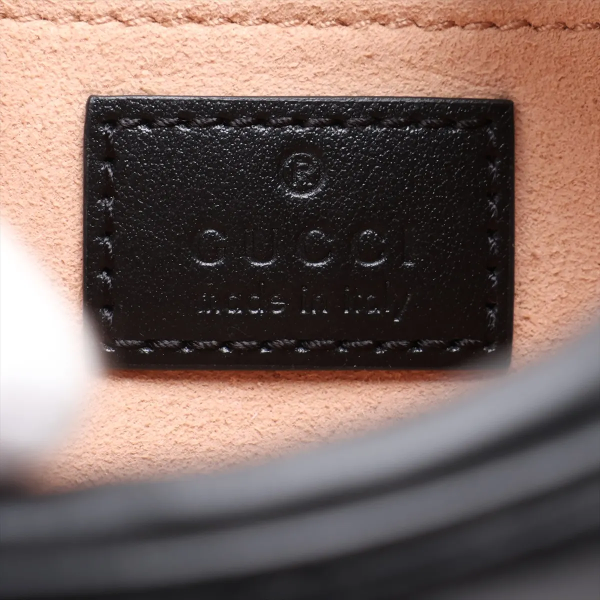 GG Marmont Leather Chain Shoulder Bag, Black, 448065 — view 7