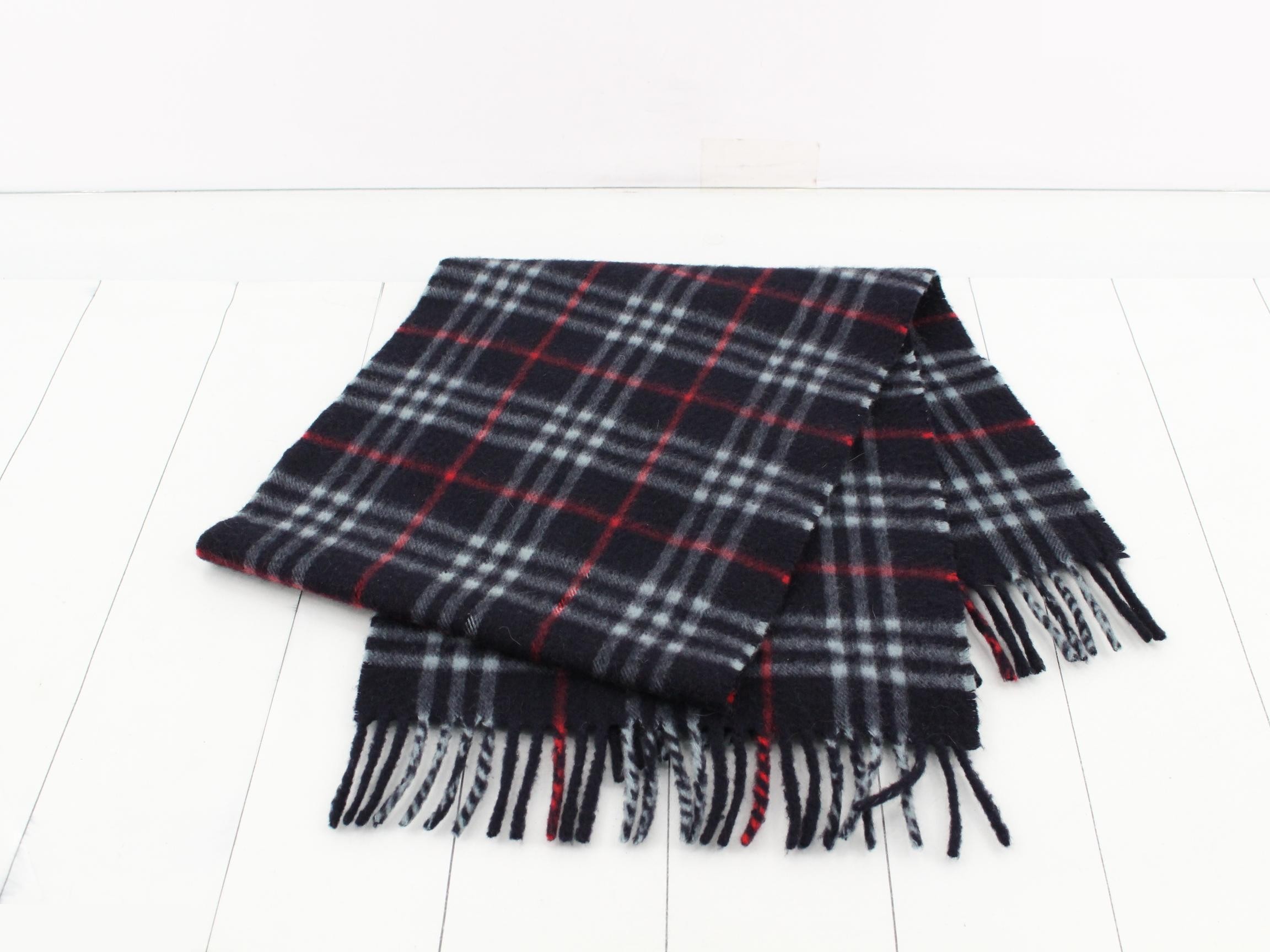 Scarf, navy, 100% cashmere, other line, accessories, scarves — view 3
