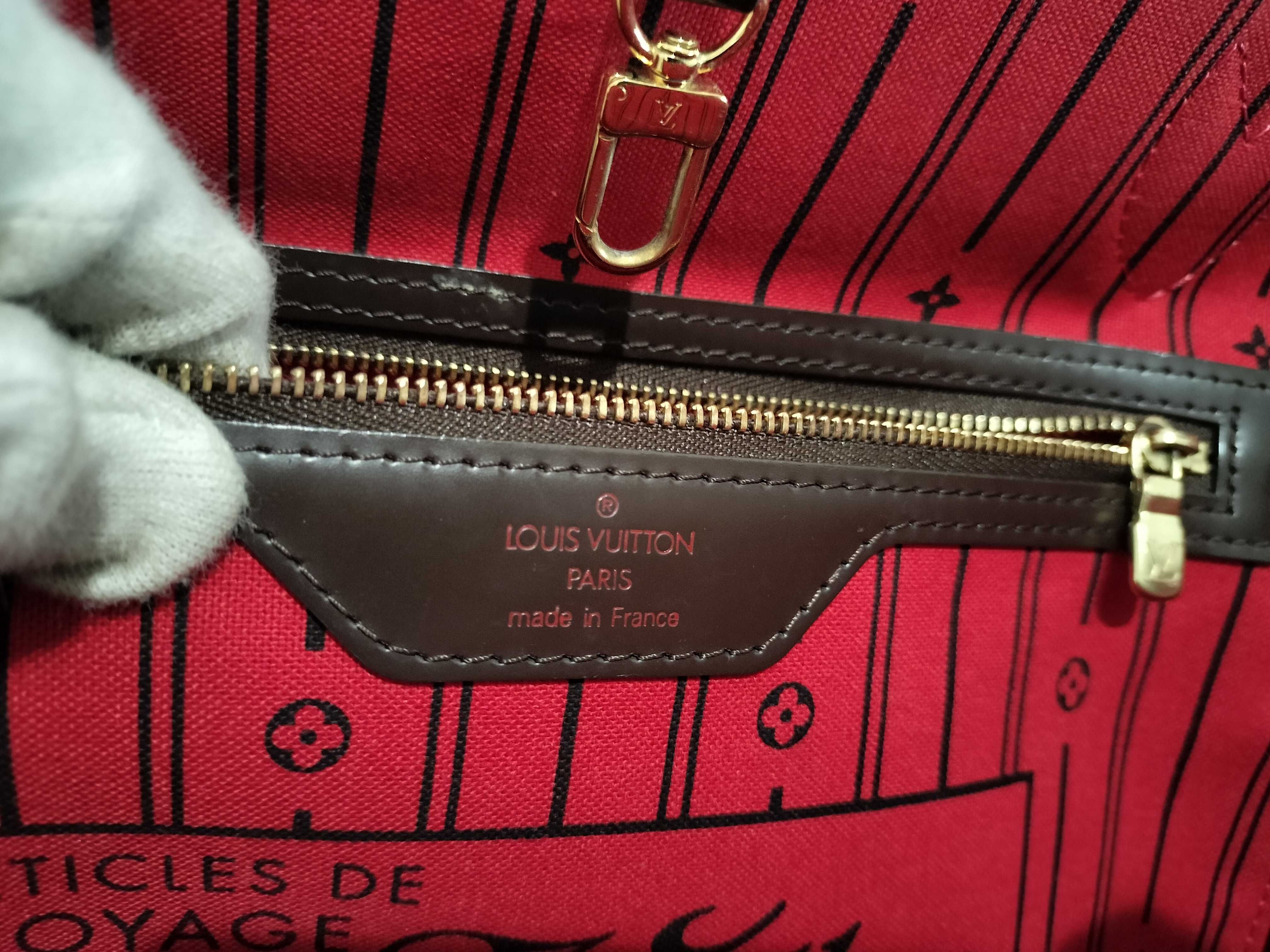 Damier Neverfull MM Handbag — view 11