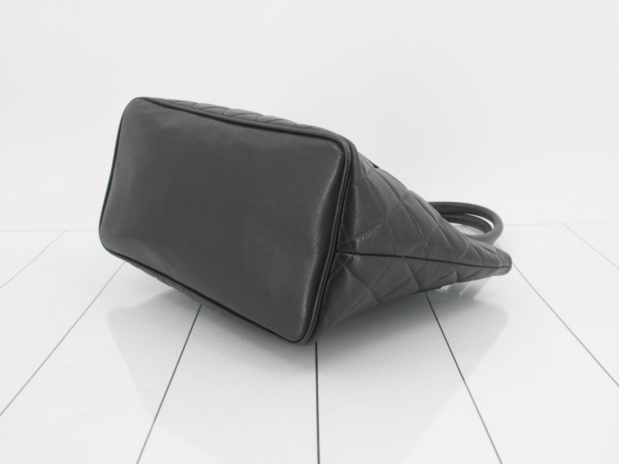 Matelassé Reissue Tote Bag, Caviar Leather — view 6