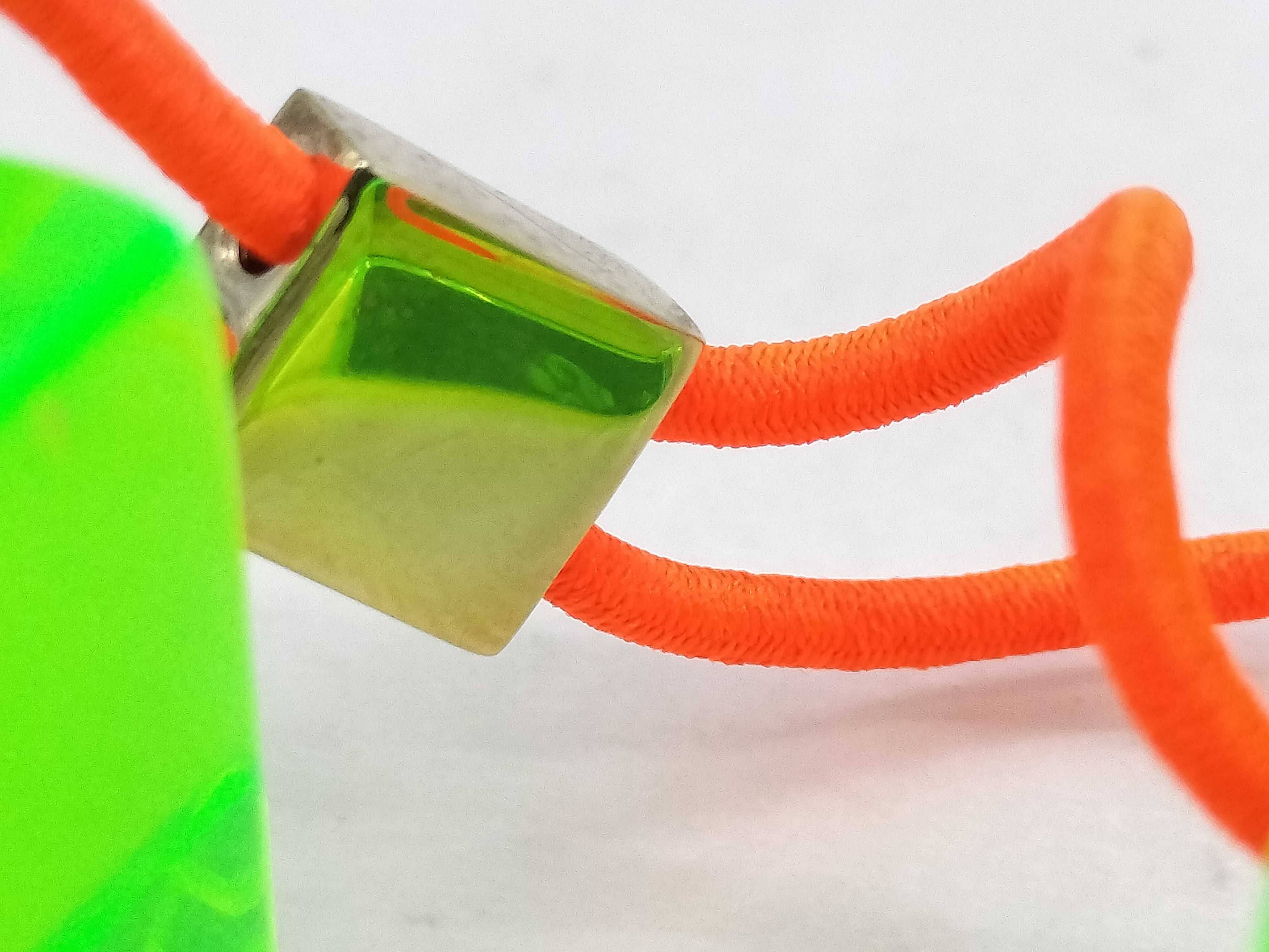 Cube Logo Green Hair Tie Hair Accessory — view 6