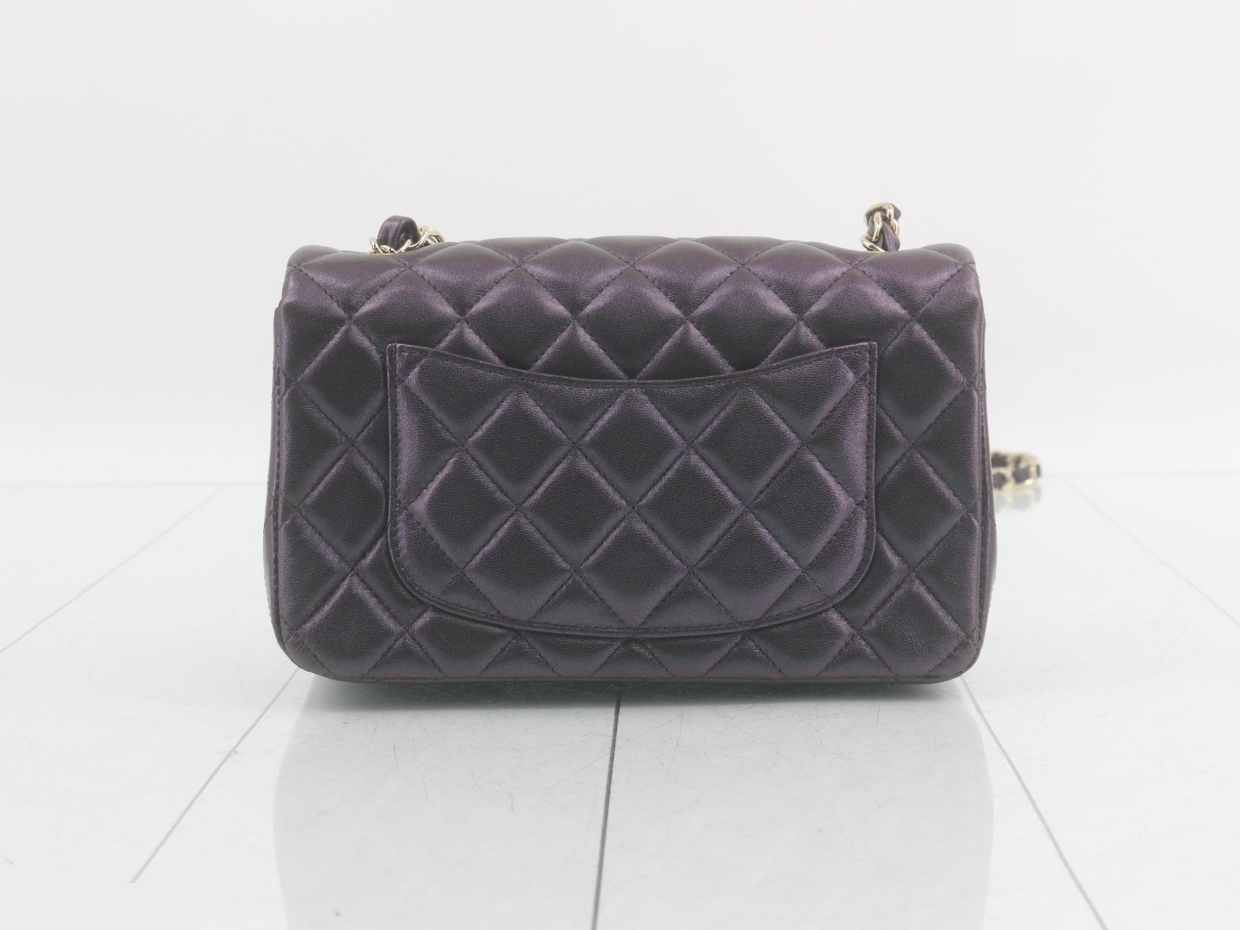 Aurora Limited Edition Metallic Mini Matelassé Shoulder Bag — view 2