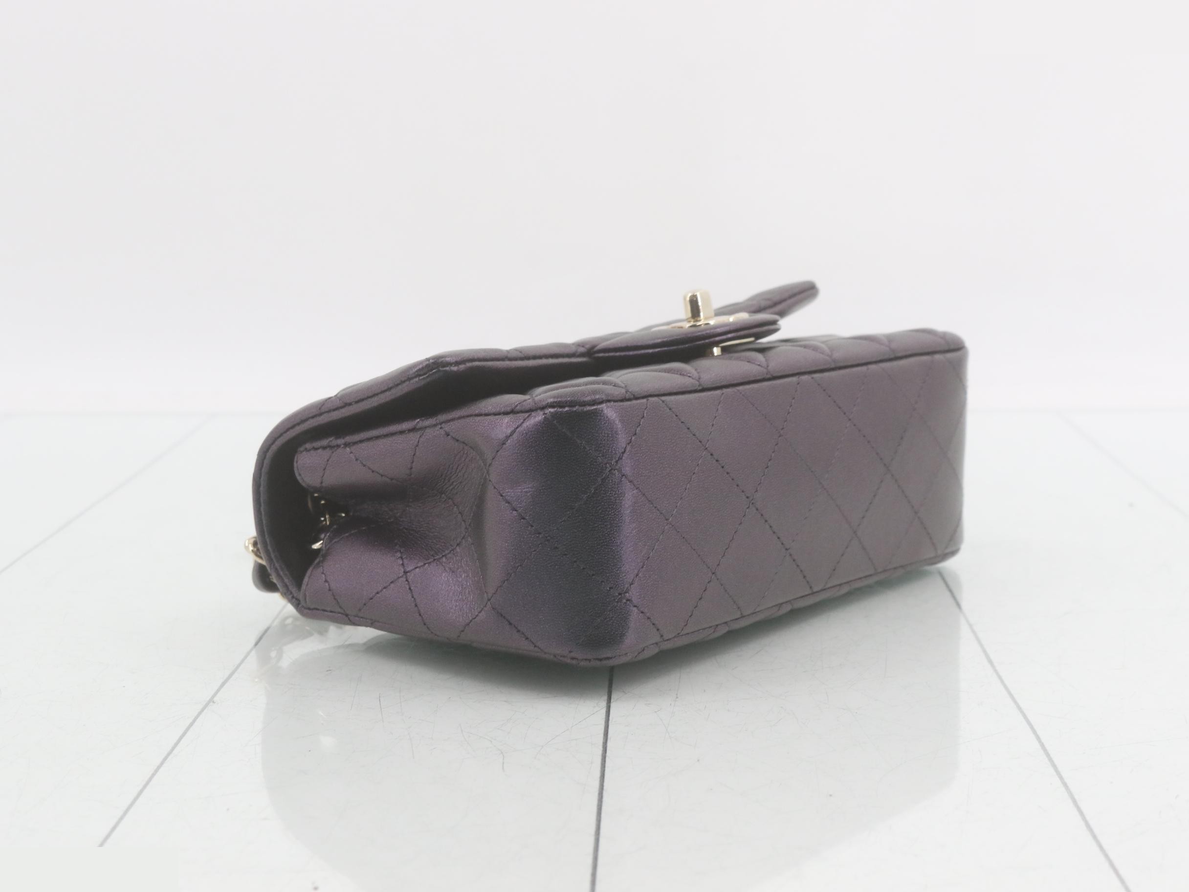 Aurora Limited Edition Metallic Mini Matelassé Shoulder Bag — view 5