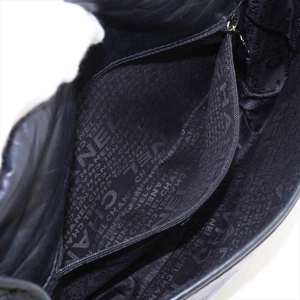 Matelassé Vintage Calfskin Shoulder Bag, Black with Silver Hardware, 10603830 (Serial Number in the 10s) — view 7