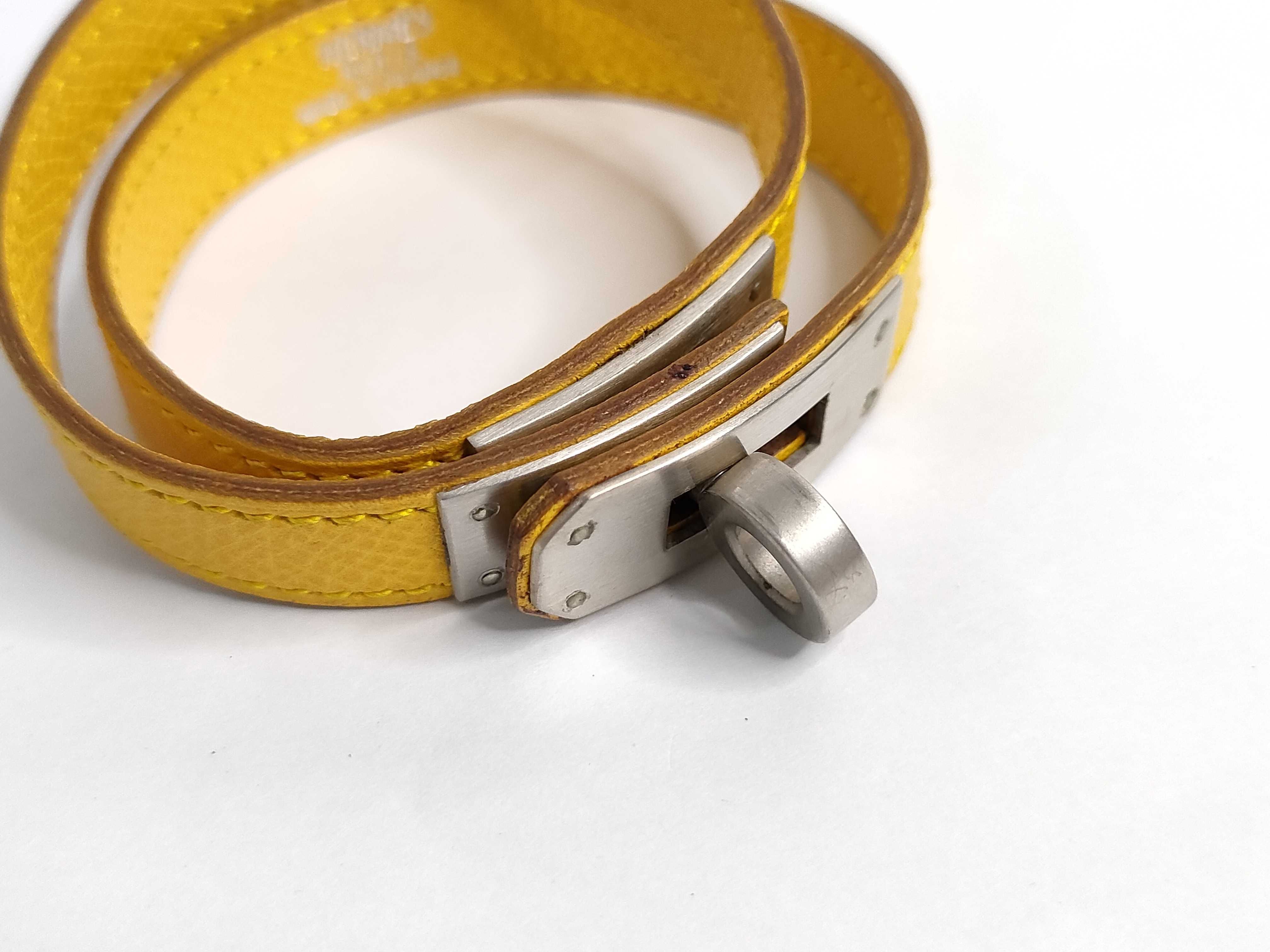 Kelly Double Tour Yellow Bracelet/Bangle — view 3