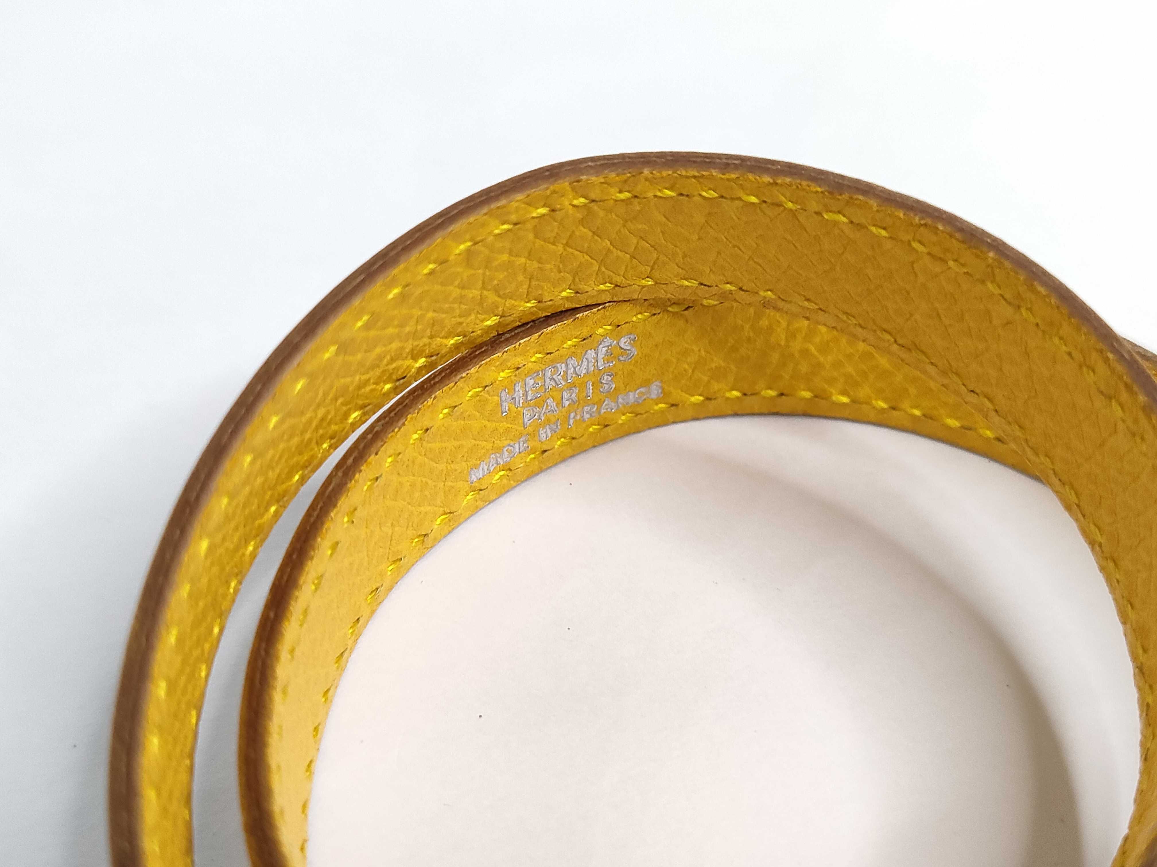 Kelly Double Tour Yellow Bracelet/Bangle — view 4