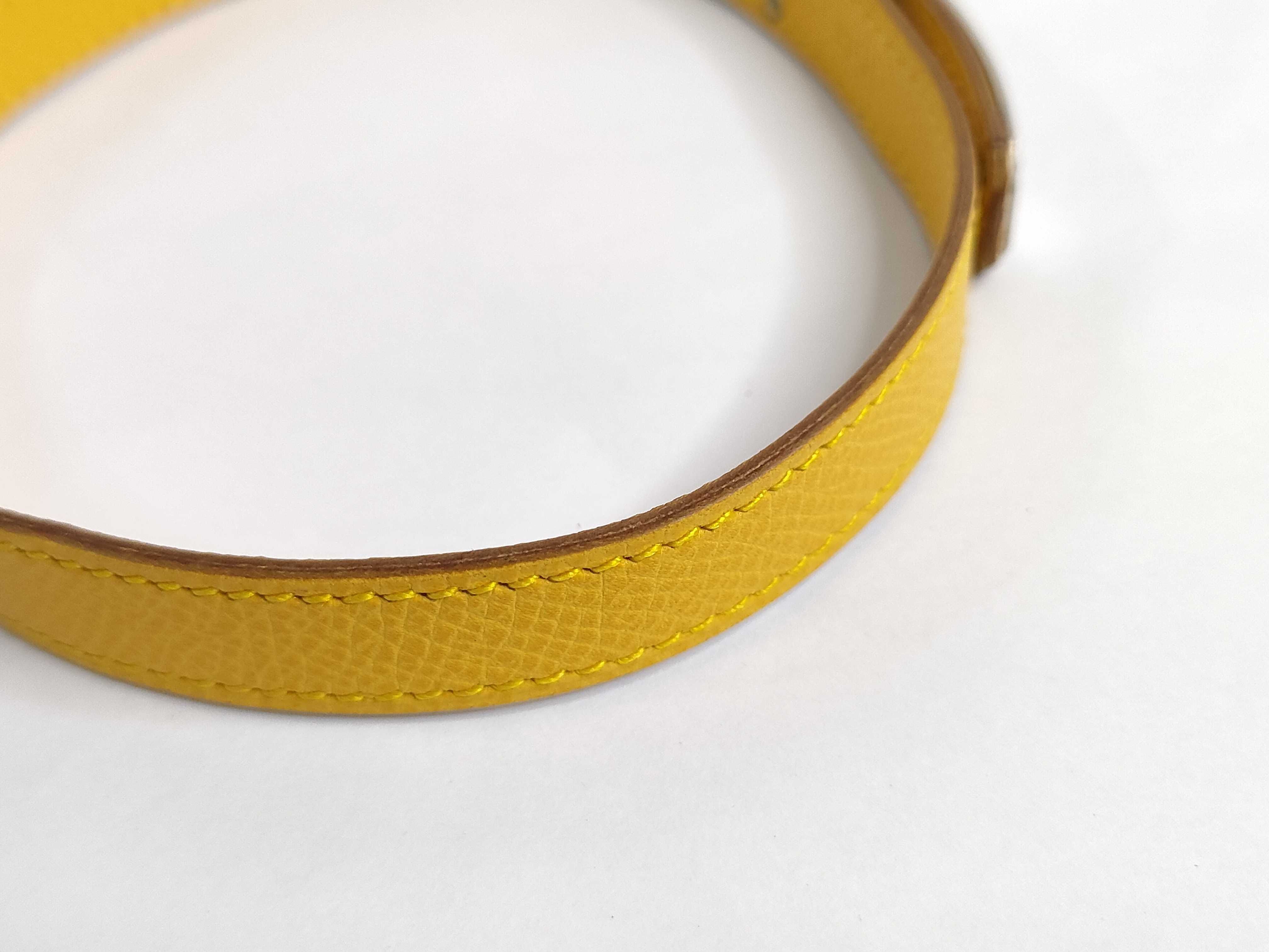 Kelly Double Tour Yellow Bracelet/Bangle — view 7