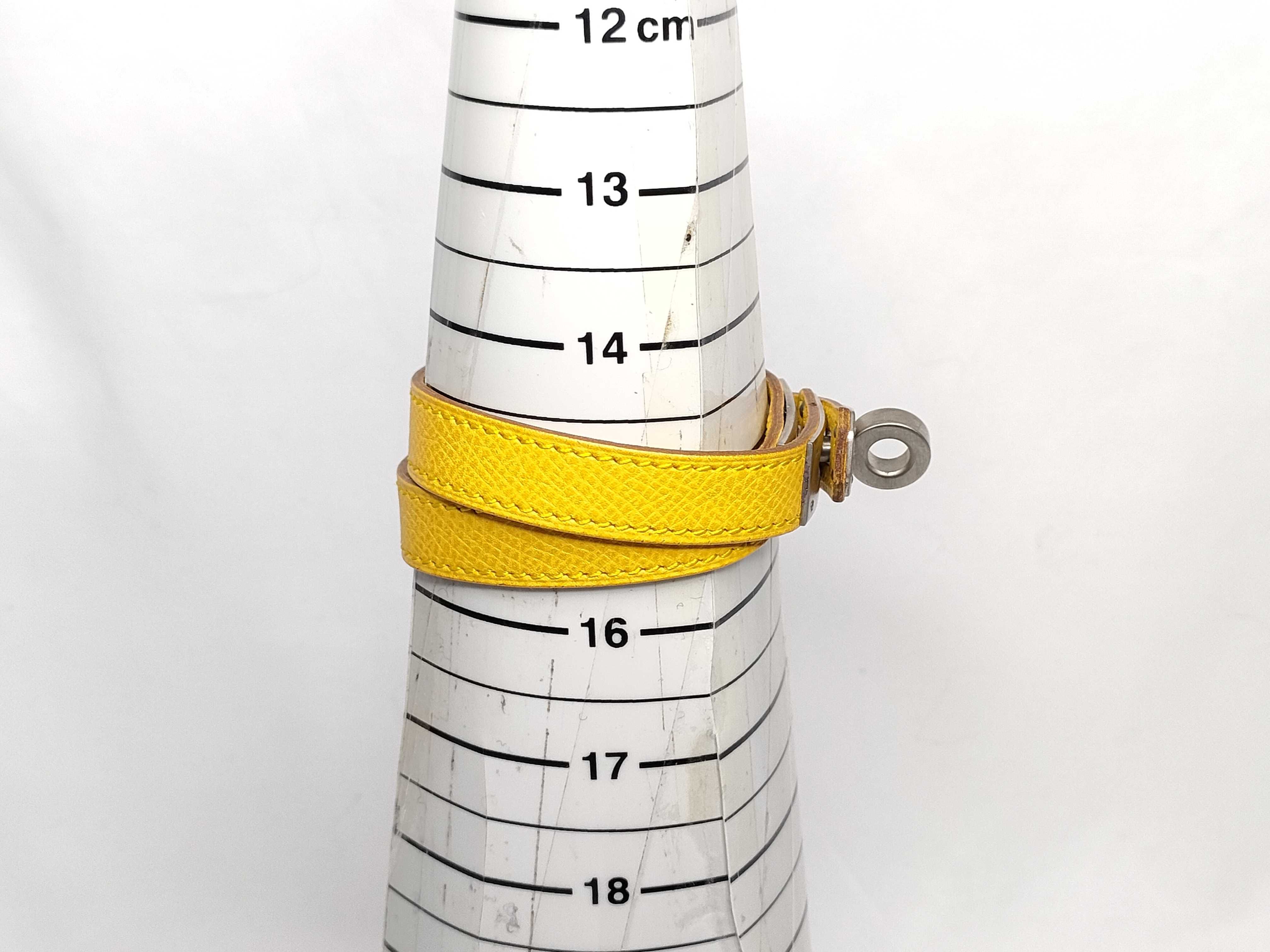 Kelly Double Tour Yellow Bracelet/Bangle — view 9