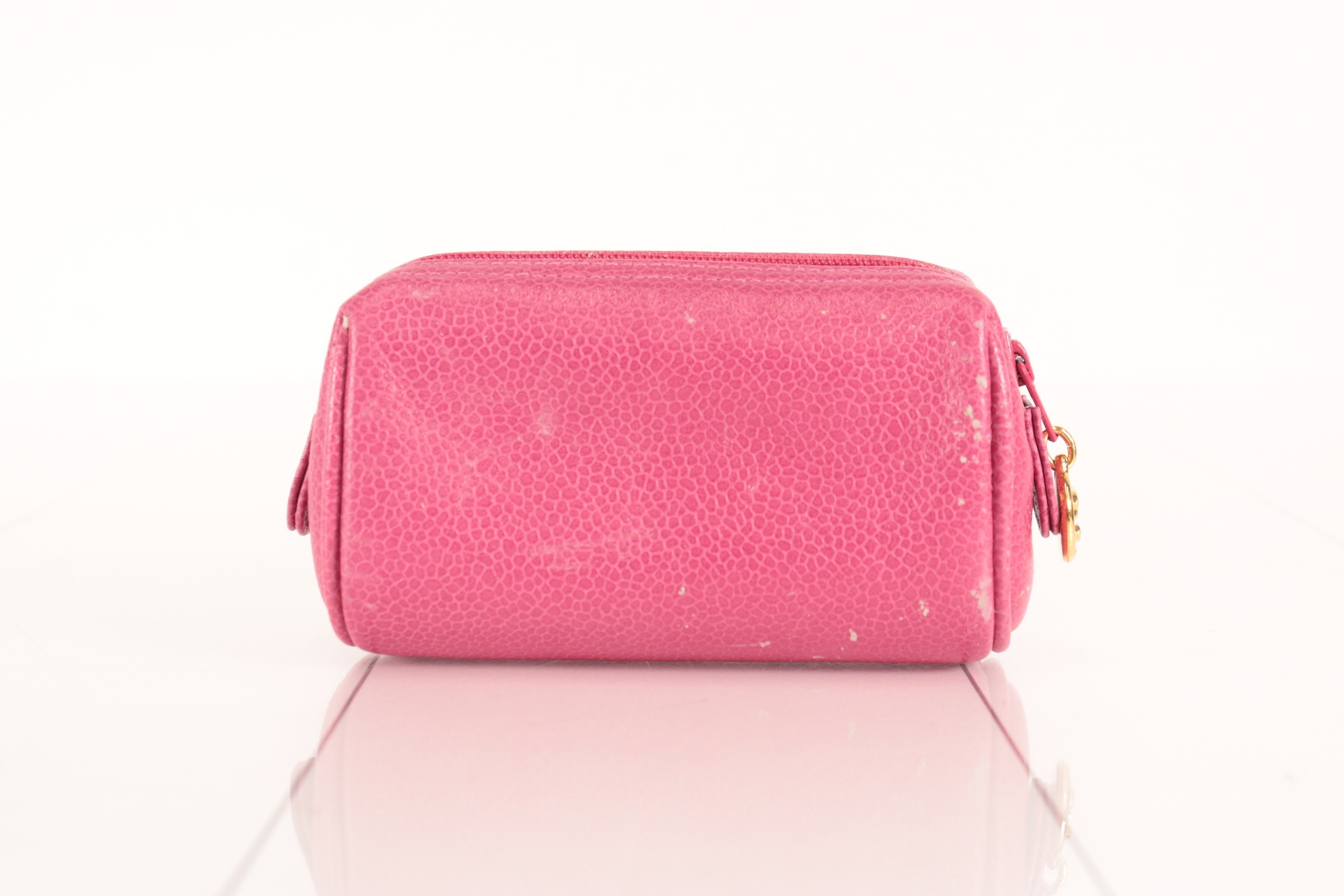 Caviar Skin Pouch, Pink — view 2