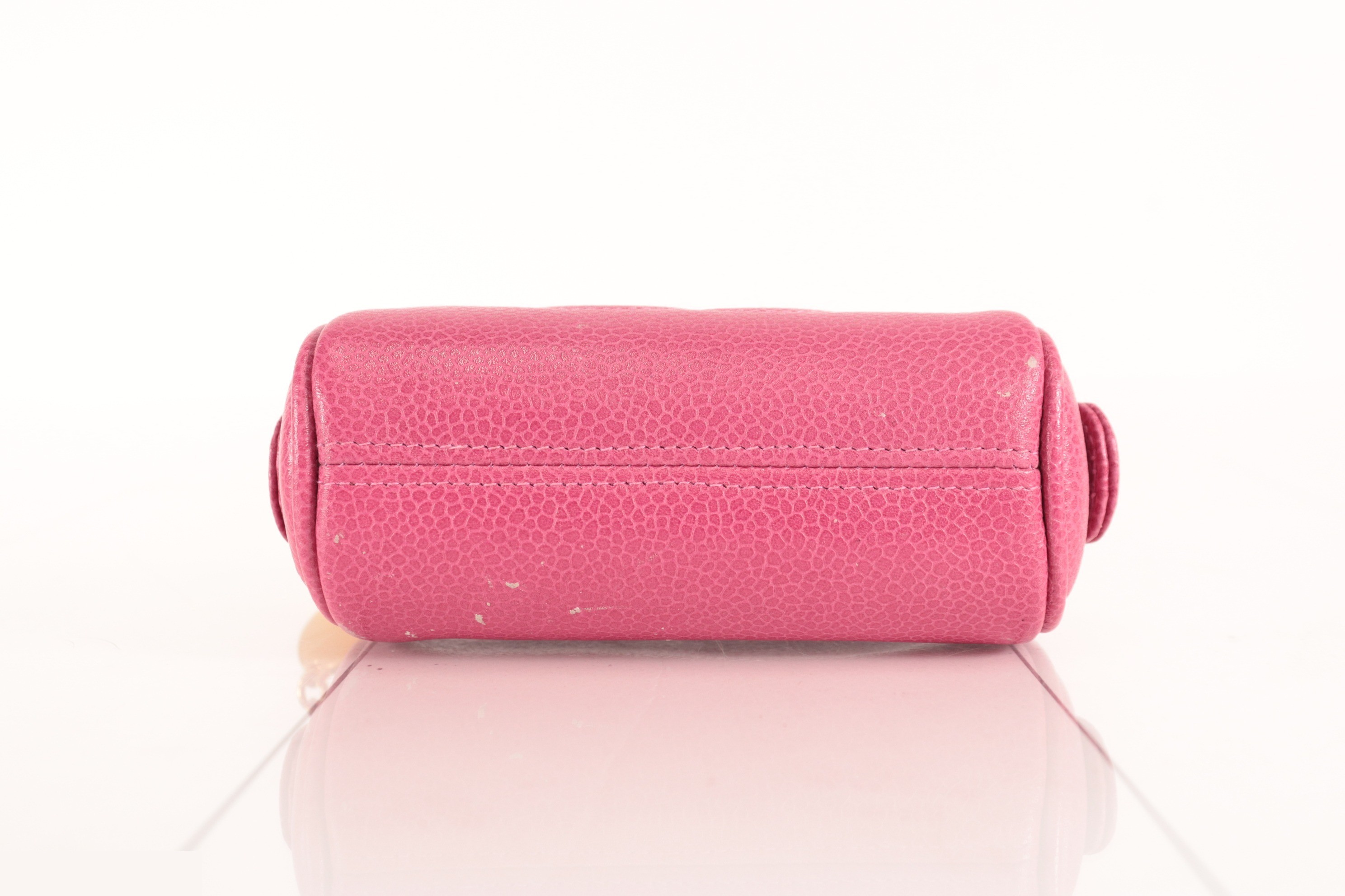 Caviar Skin Pouch, Pink — view 6