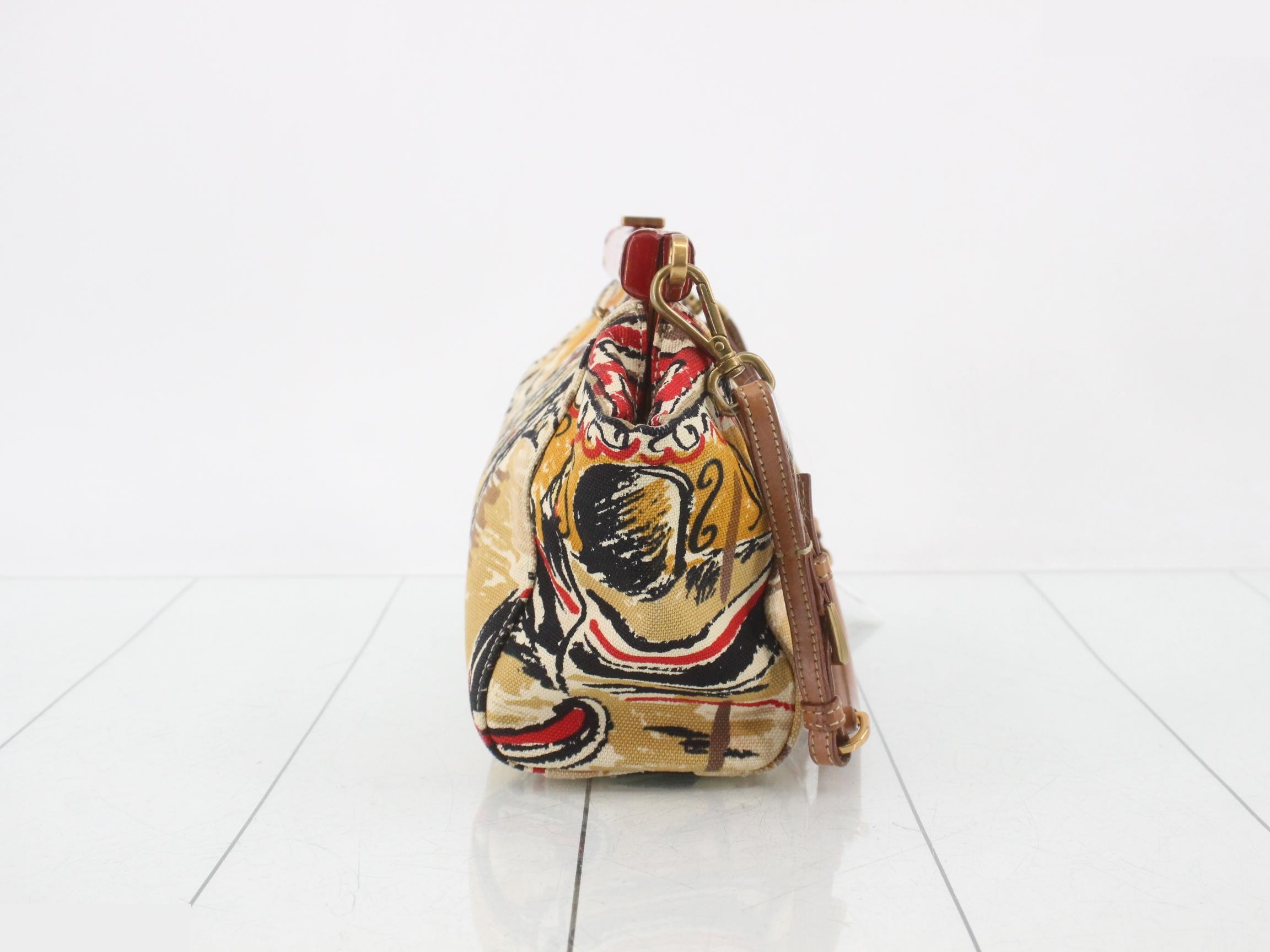 Venice Scene Shoulder Bag, Canvas — view 3