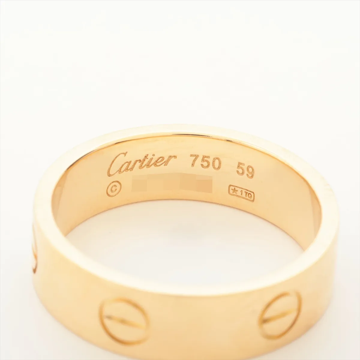 Love Ring 750(YG) 8.3g 59 GT2328 — view 3