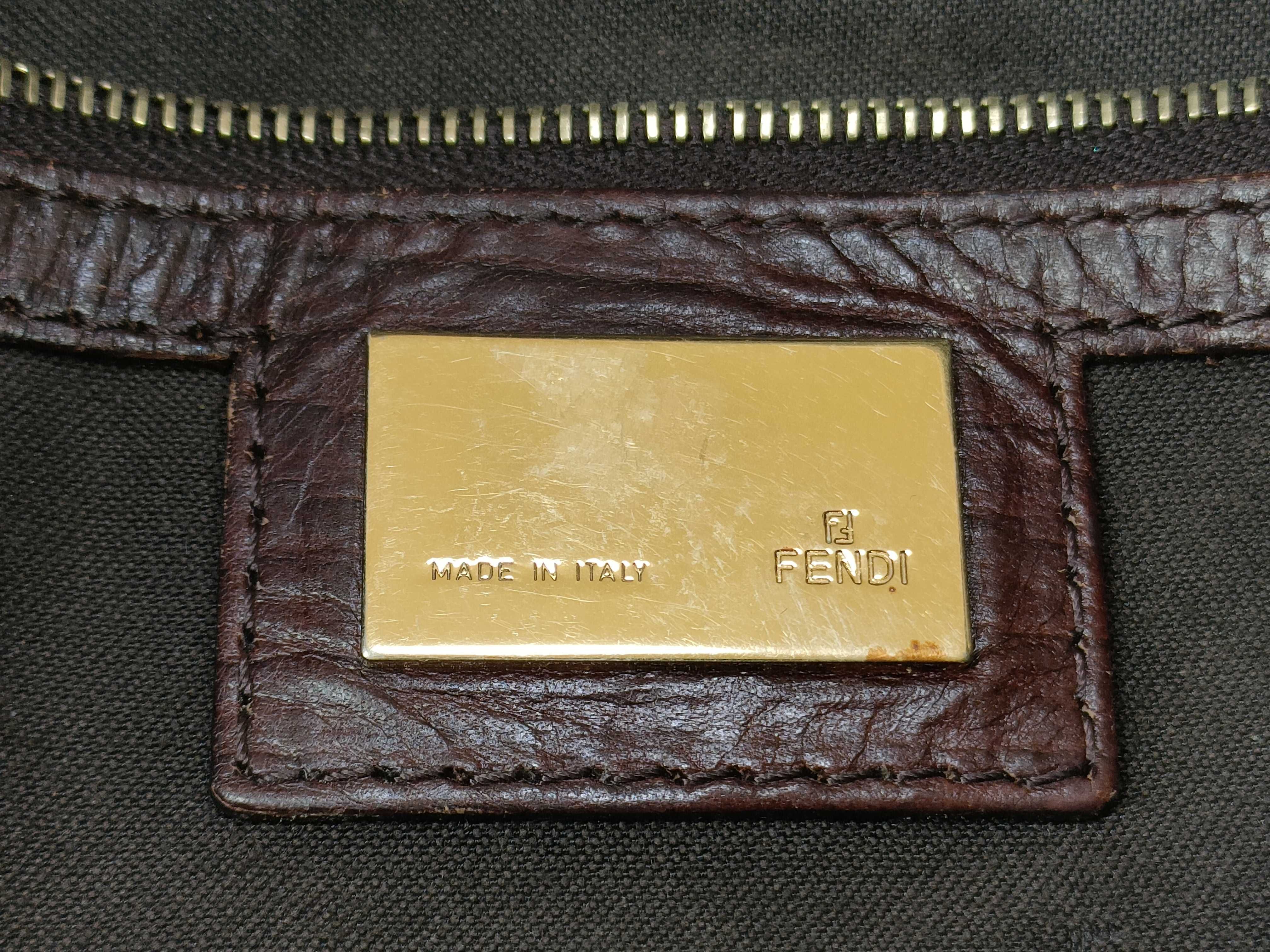 Zucca pattern Fendi shoulder bag — view 12