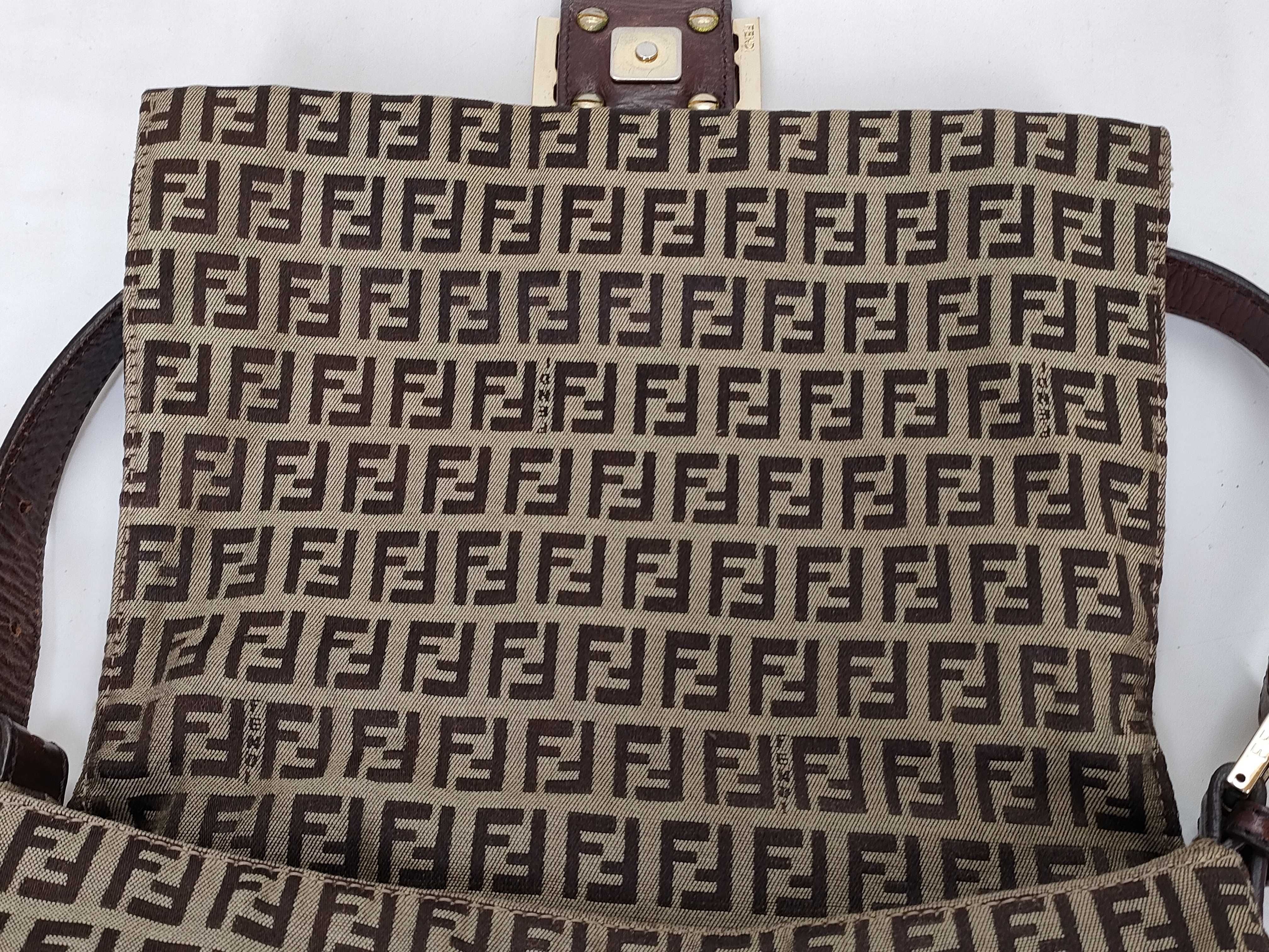 Zucca pattern Fendi shoulder bag — view 8