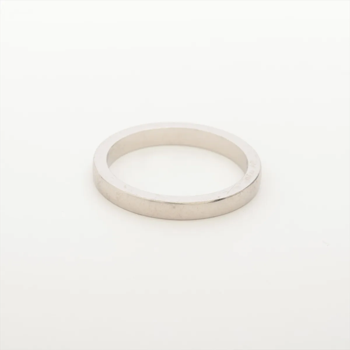 Ballerina Wedding Ring, Pt950, 3.2g, Size 46, HPE843, some wear. — view 2