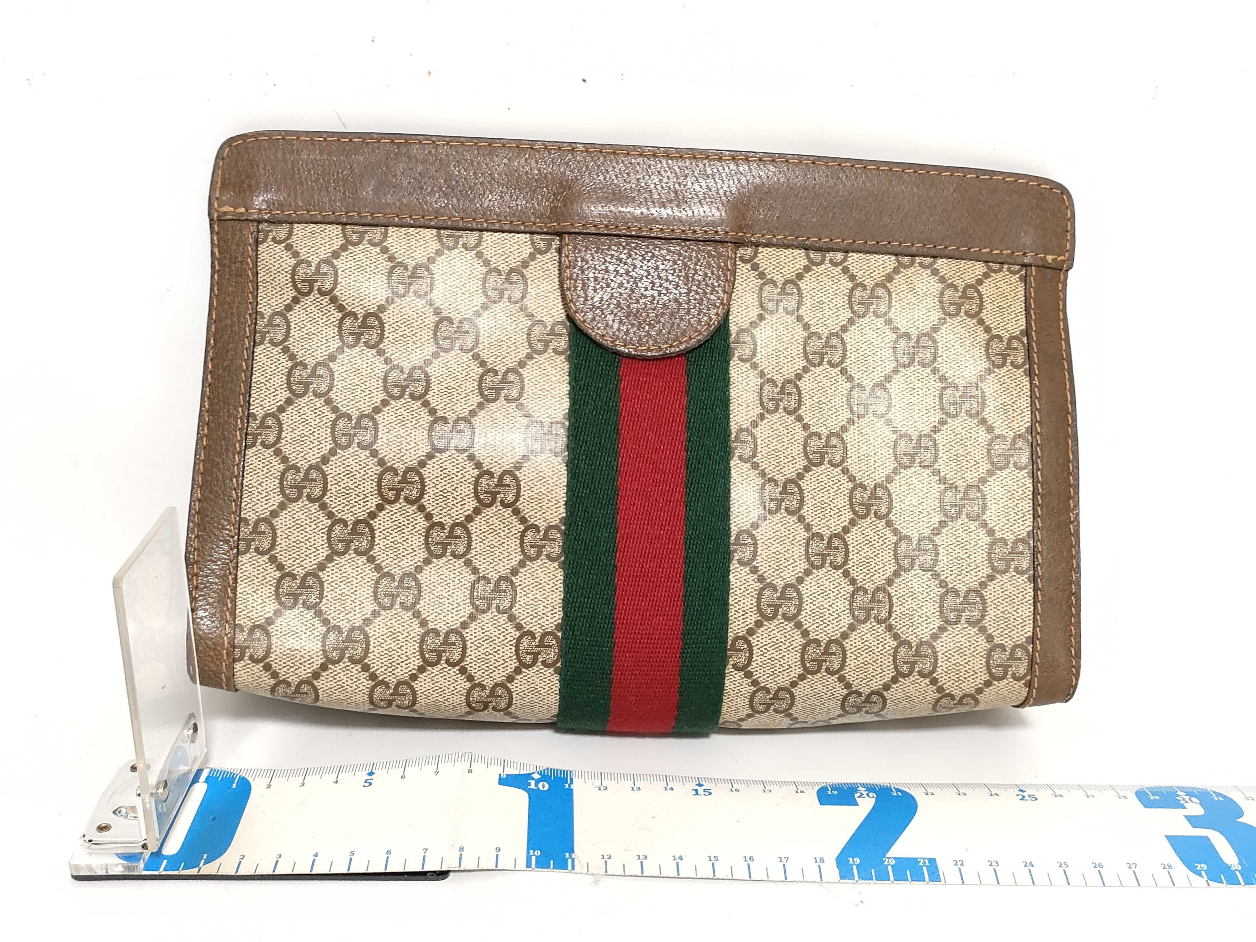 GG Supreme Old Gucci GG Supreme Sherry Line Second Bag — view 2