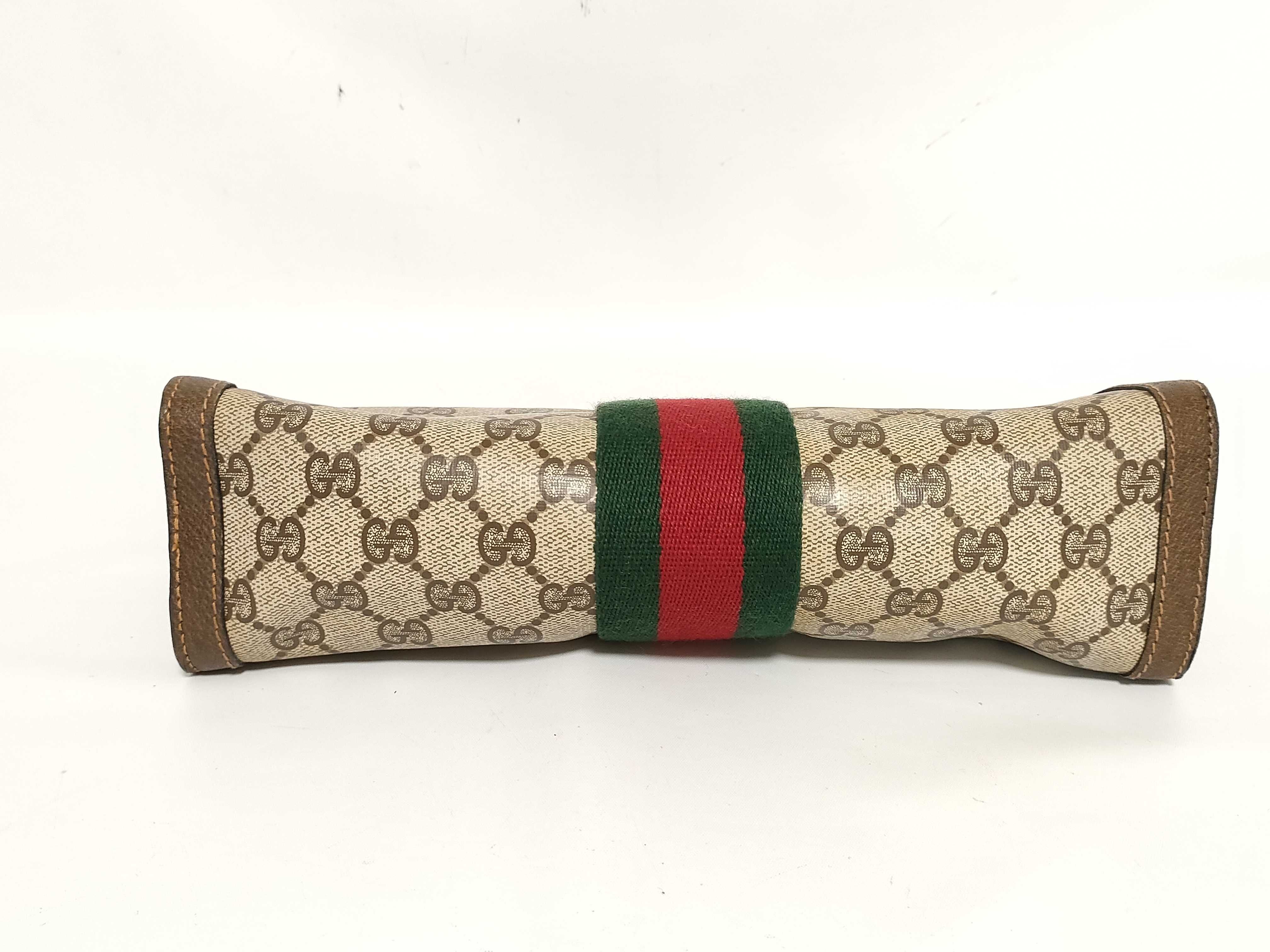 GG Supreme Old Gucci GG Supreme Sherry Line Second Bag — view 4