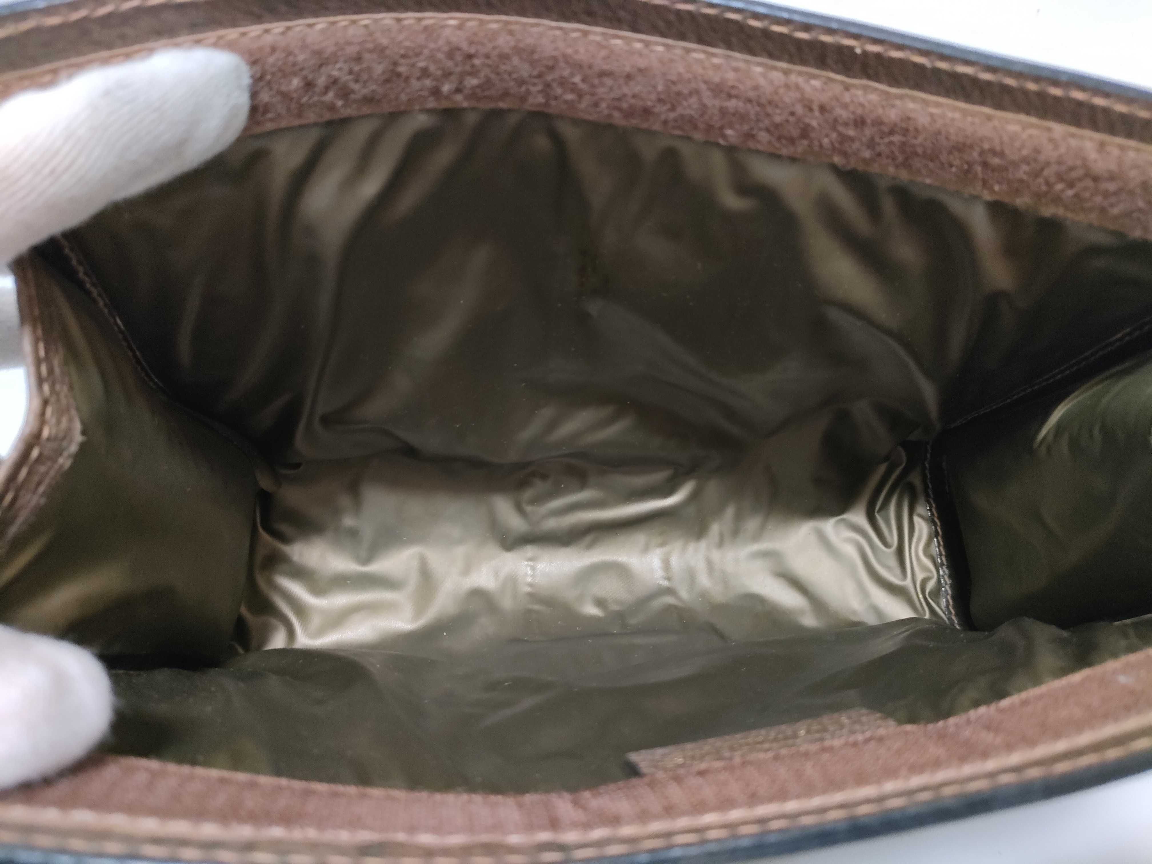 GG Supreme Old Gucci GG Supreme Sherry Line Second Bag — view 6