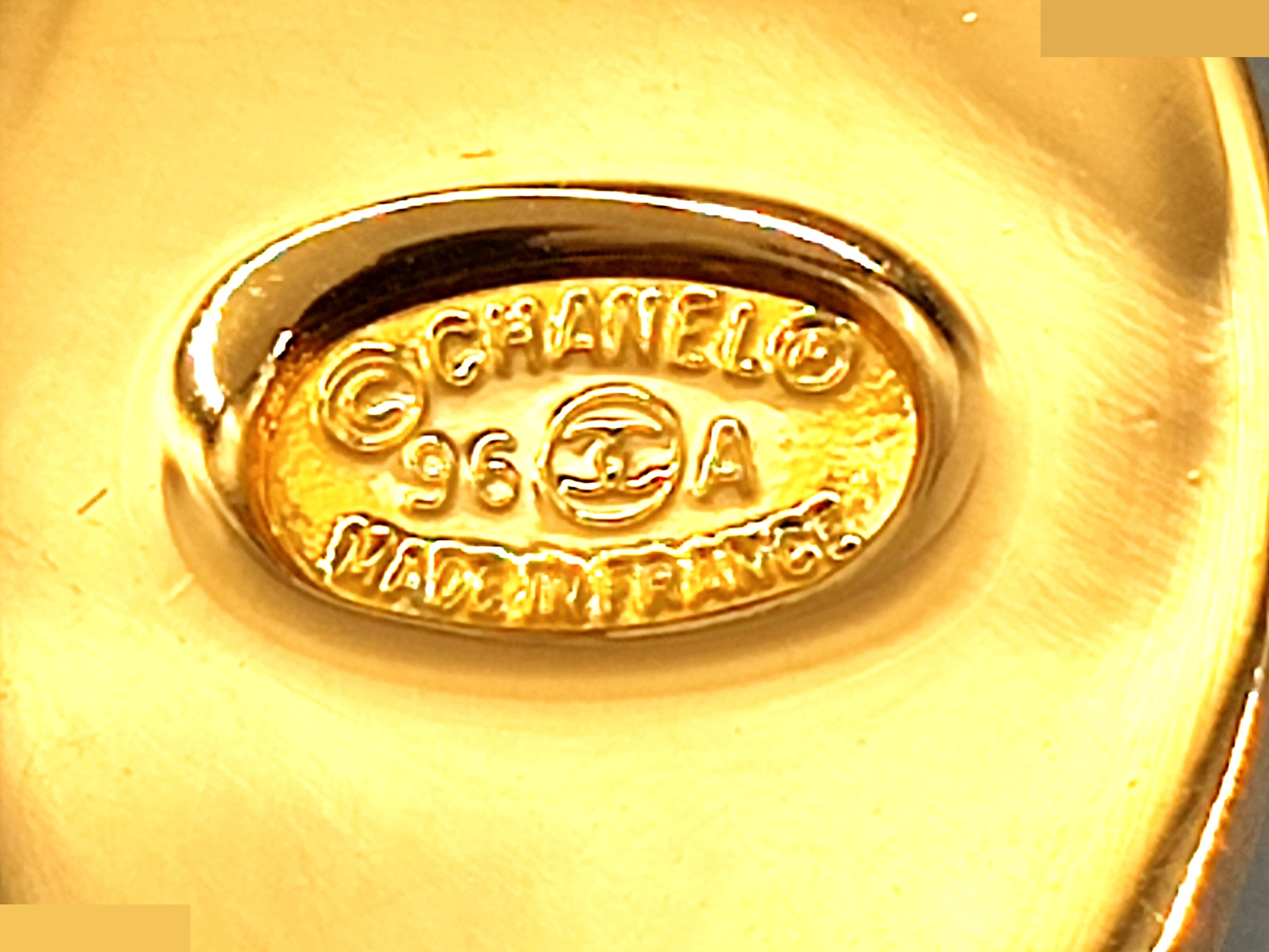 Coco Mark Turnlock Rhinestone Brooch 96A — view 2