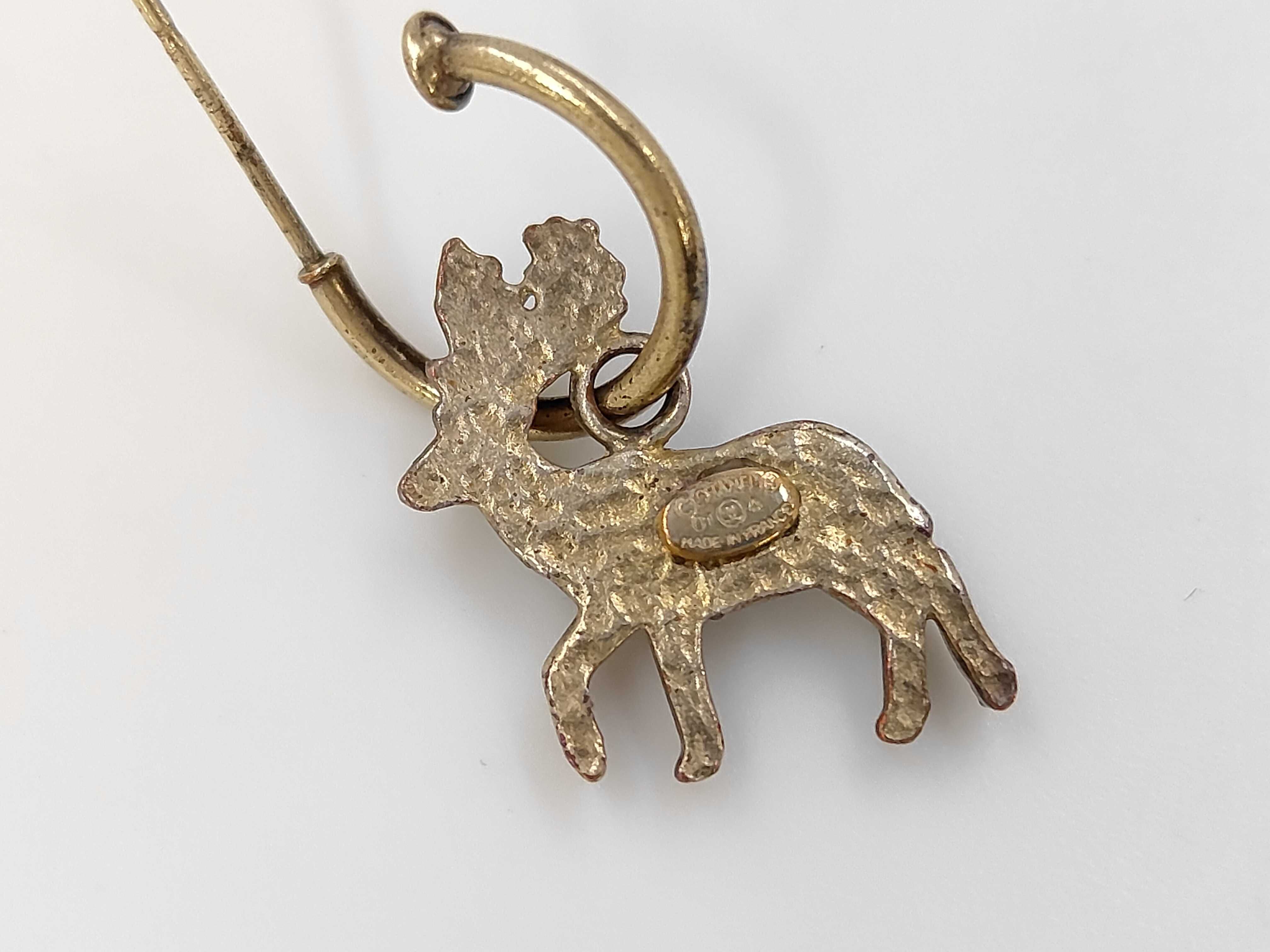 Reindeer Earrings 01A (with original packaging and box) — view 4