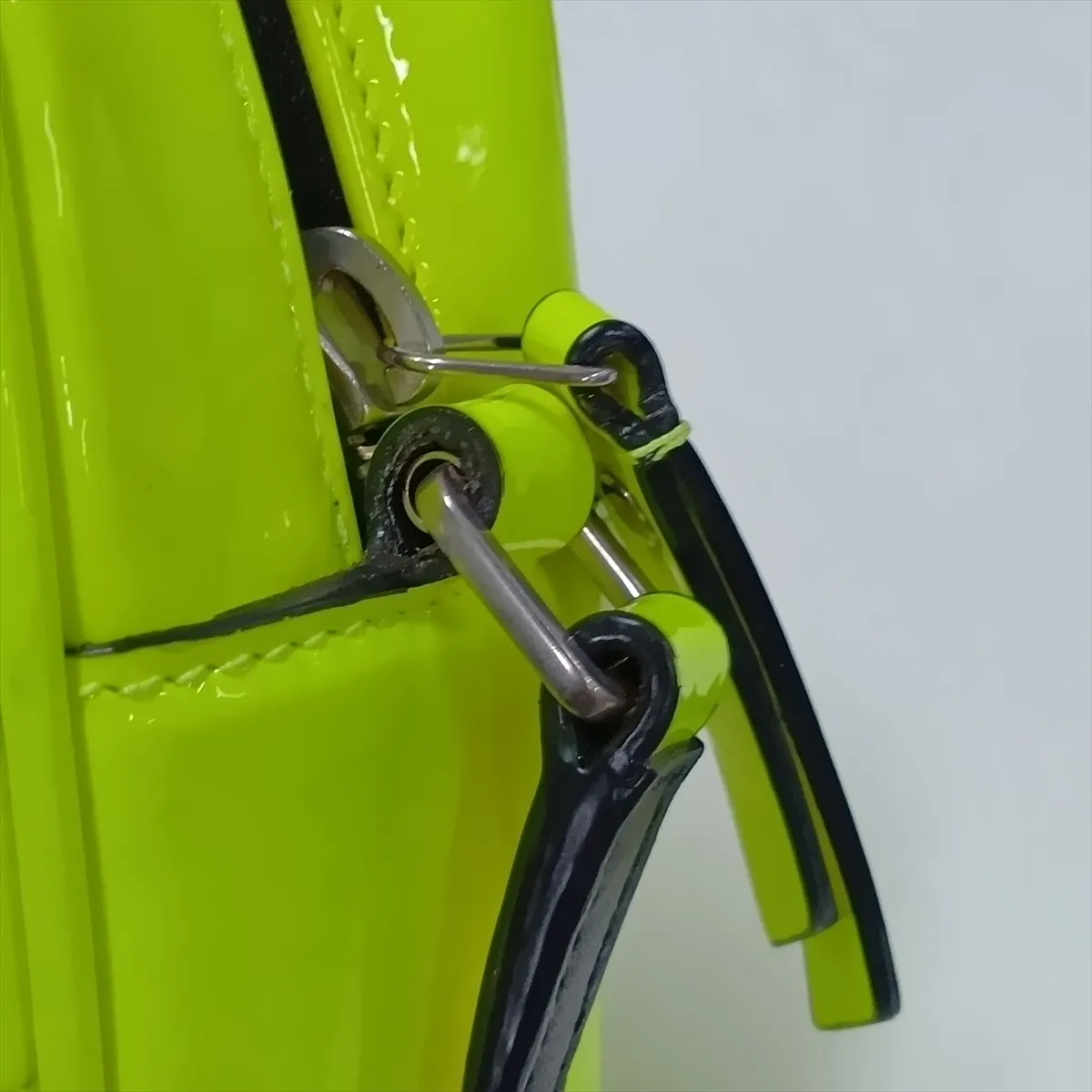 Lou Camera 574494 Patent Leather Shoulder Bag, Yellow — view 13