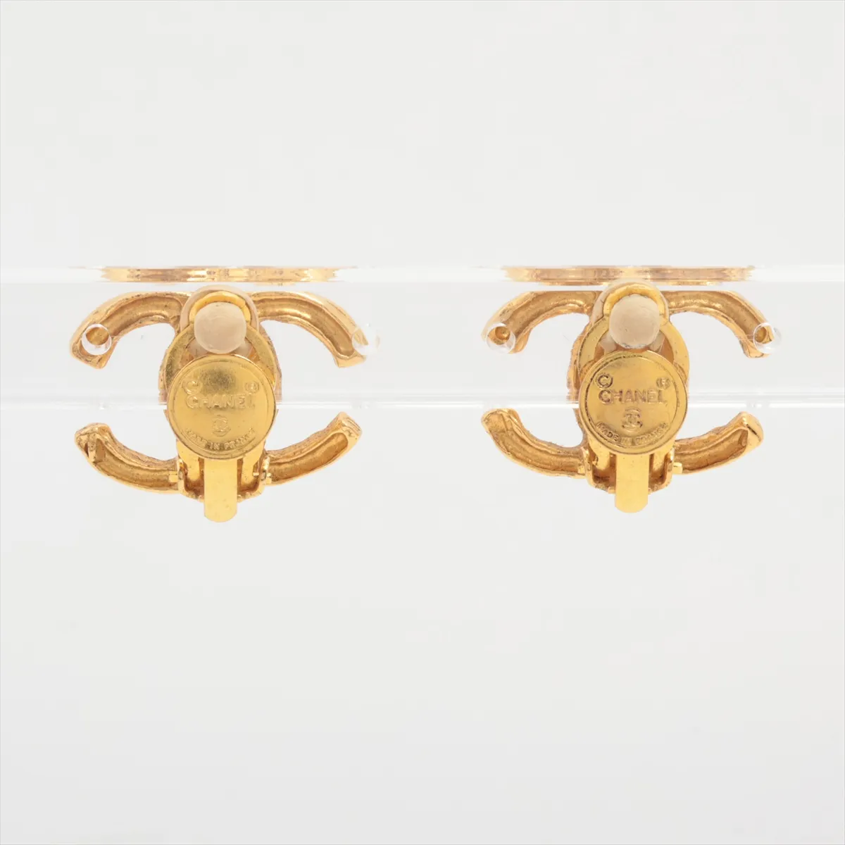 Coco Mark Earrings (Pair), GP Gold. — view 2