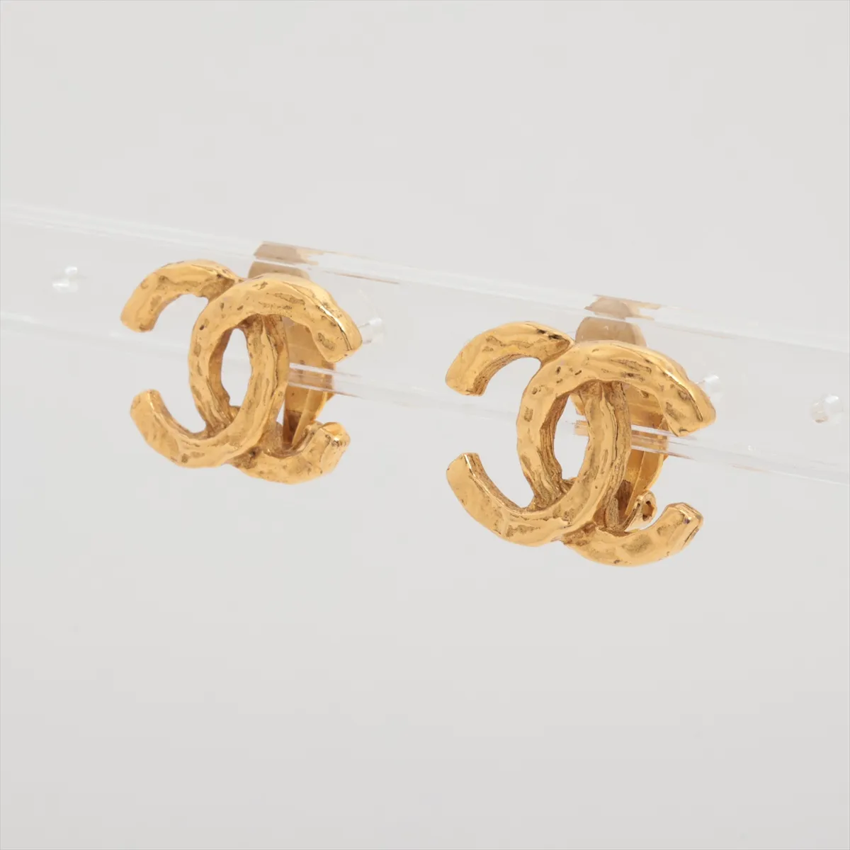 Coco Mark Earrings (Pair), GP Gold. — view 3