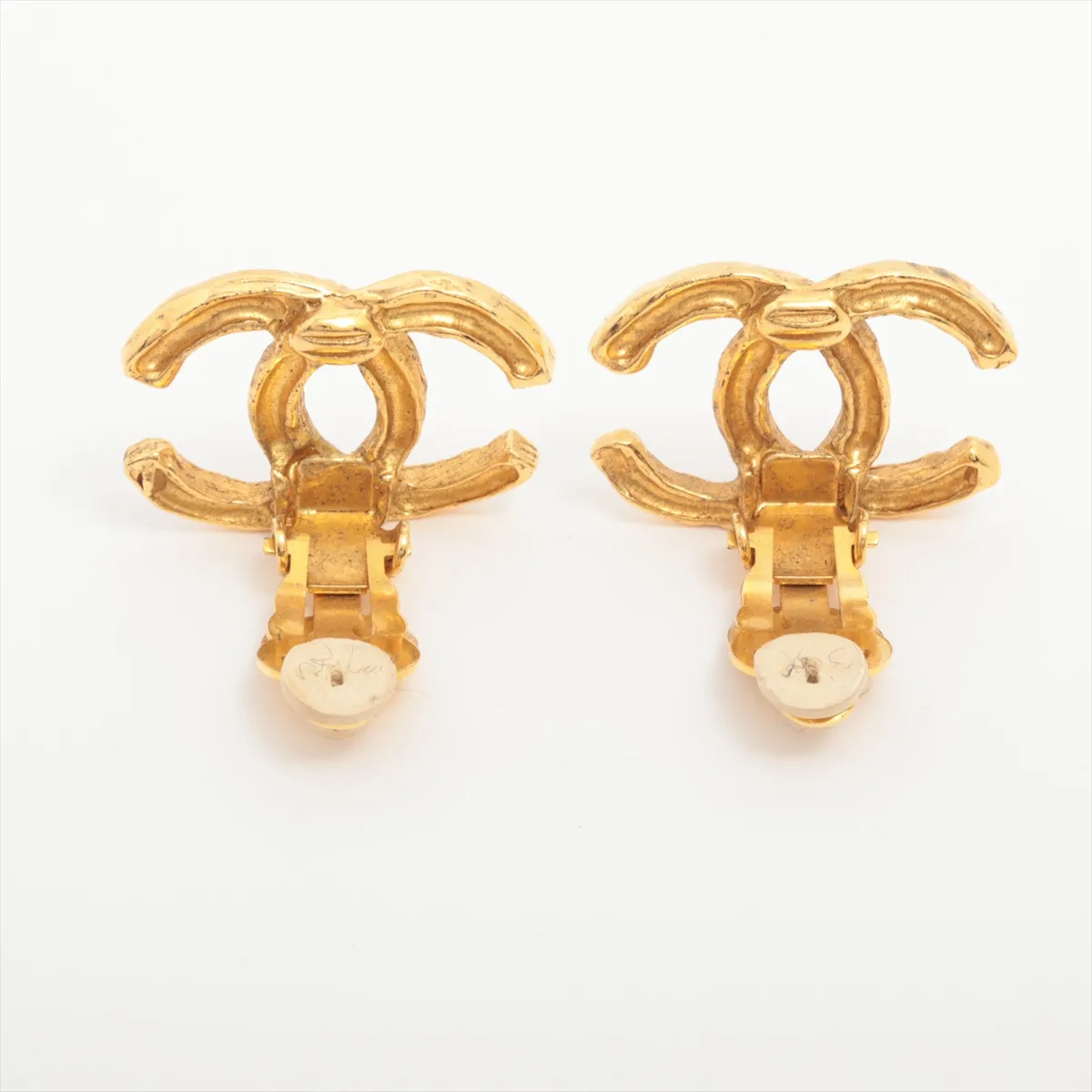 Coco Mark Earrings (Pair), GP Gold. — view 4