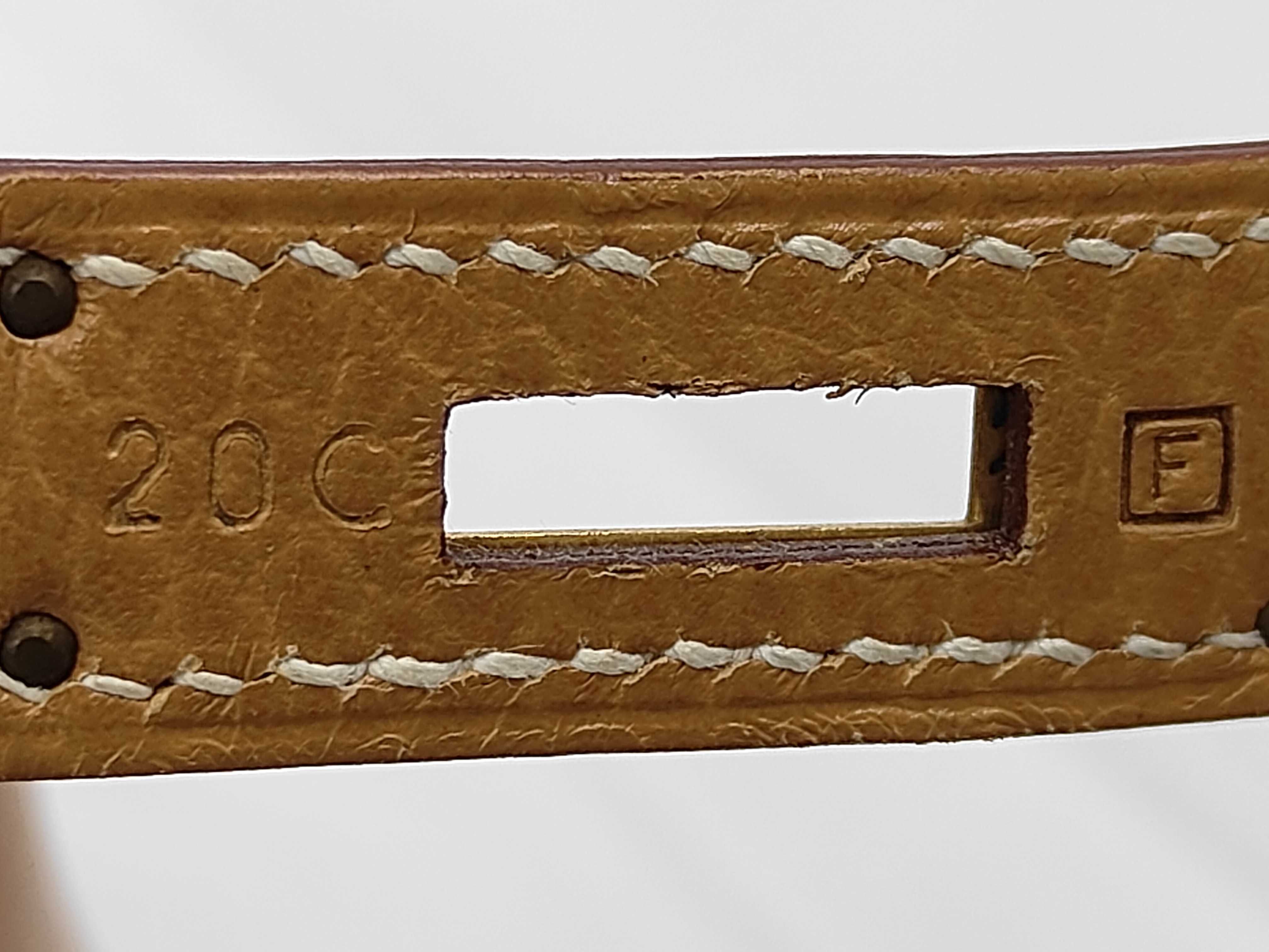 Birkin 35 Togo Gold Hardware F Handbag — view 12