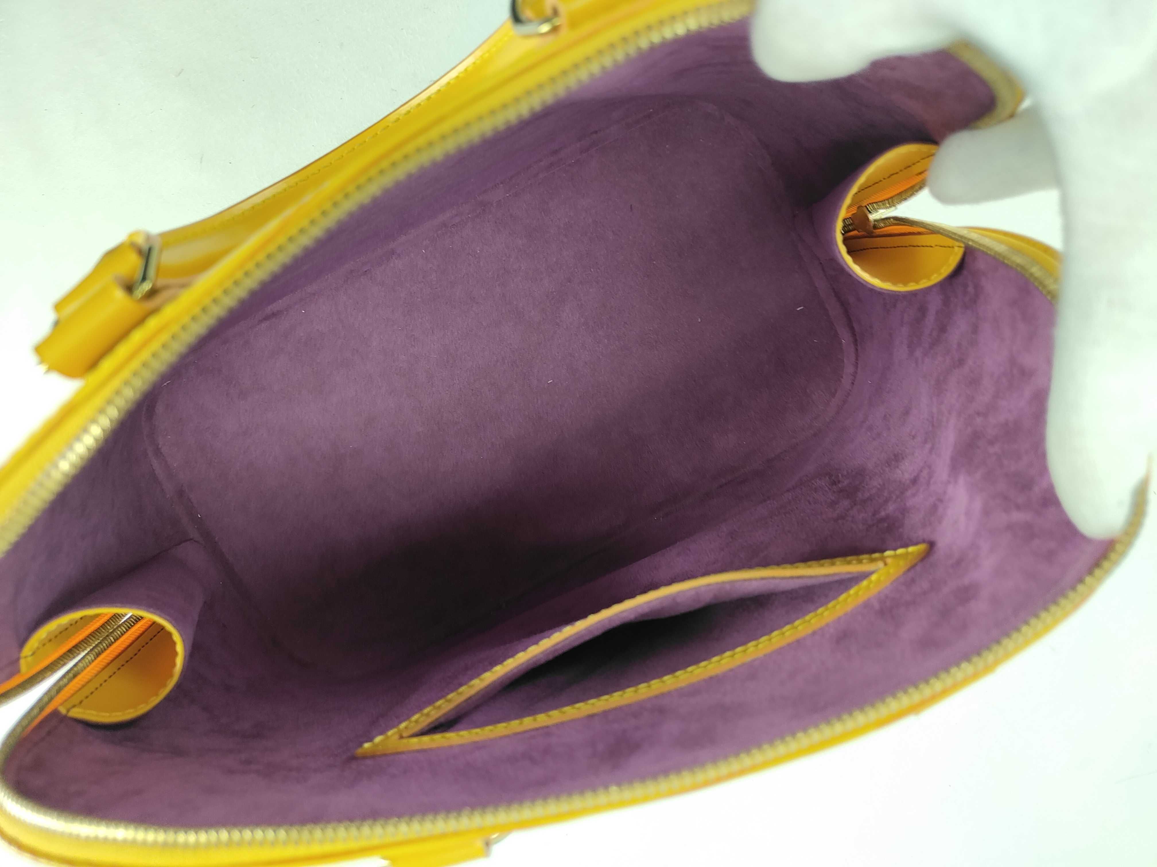 Epi Alma M52149 Yellow Handbag — view 12
