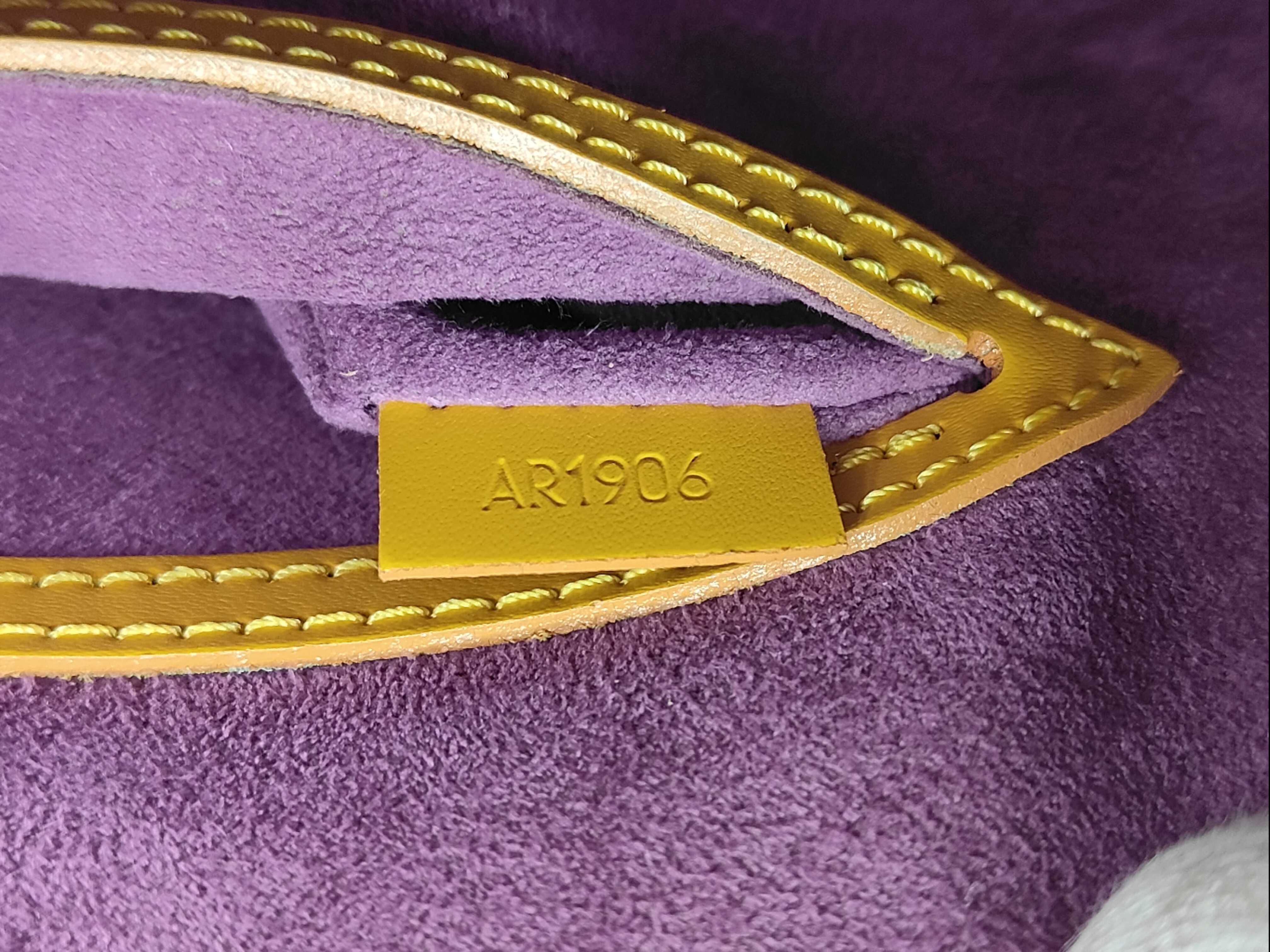 Epi Alma M52149 Yellow Handbag — view 15