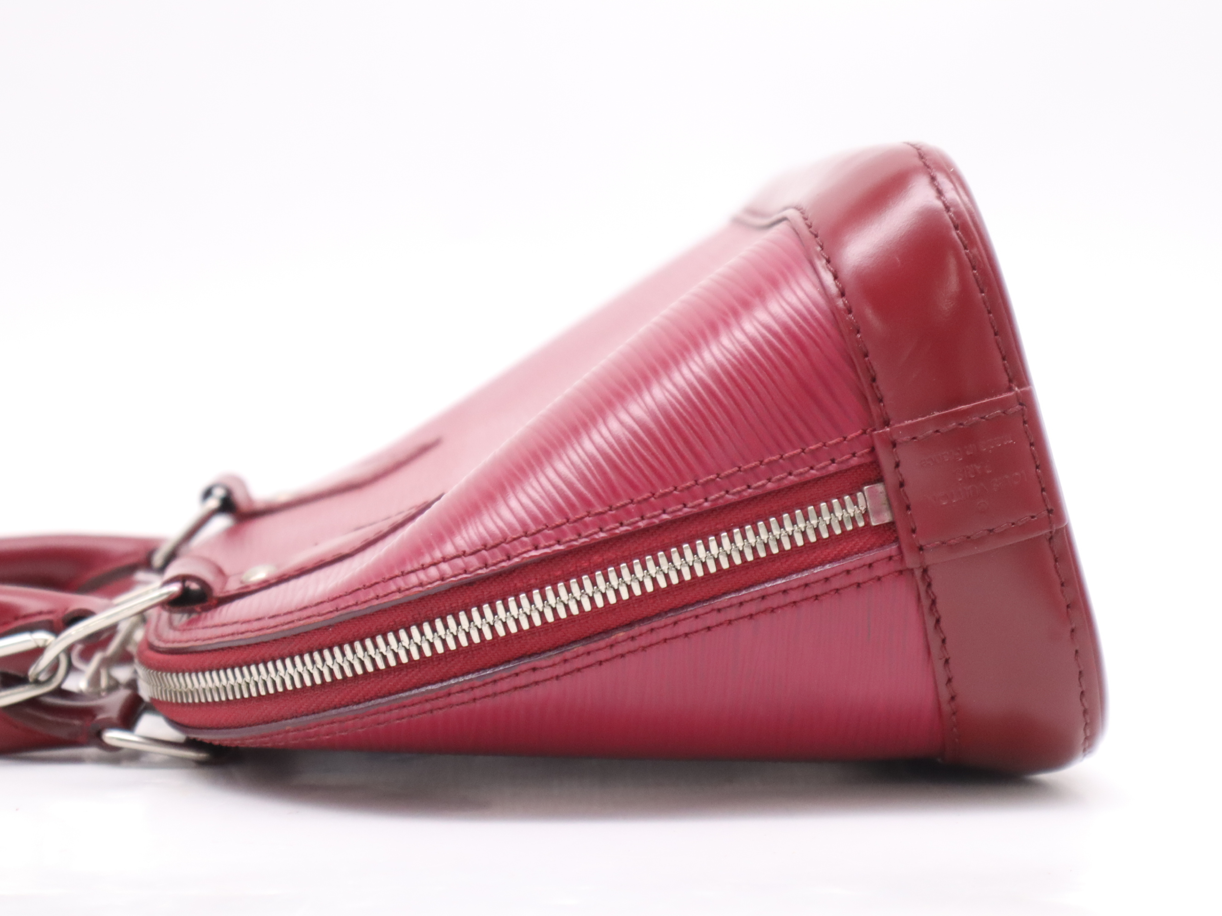 M40851 Epi Alma BB Fuchsia Handbag with Shoulder Strap — view 3