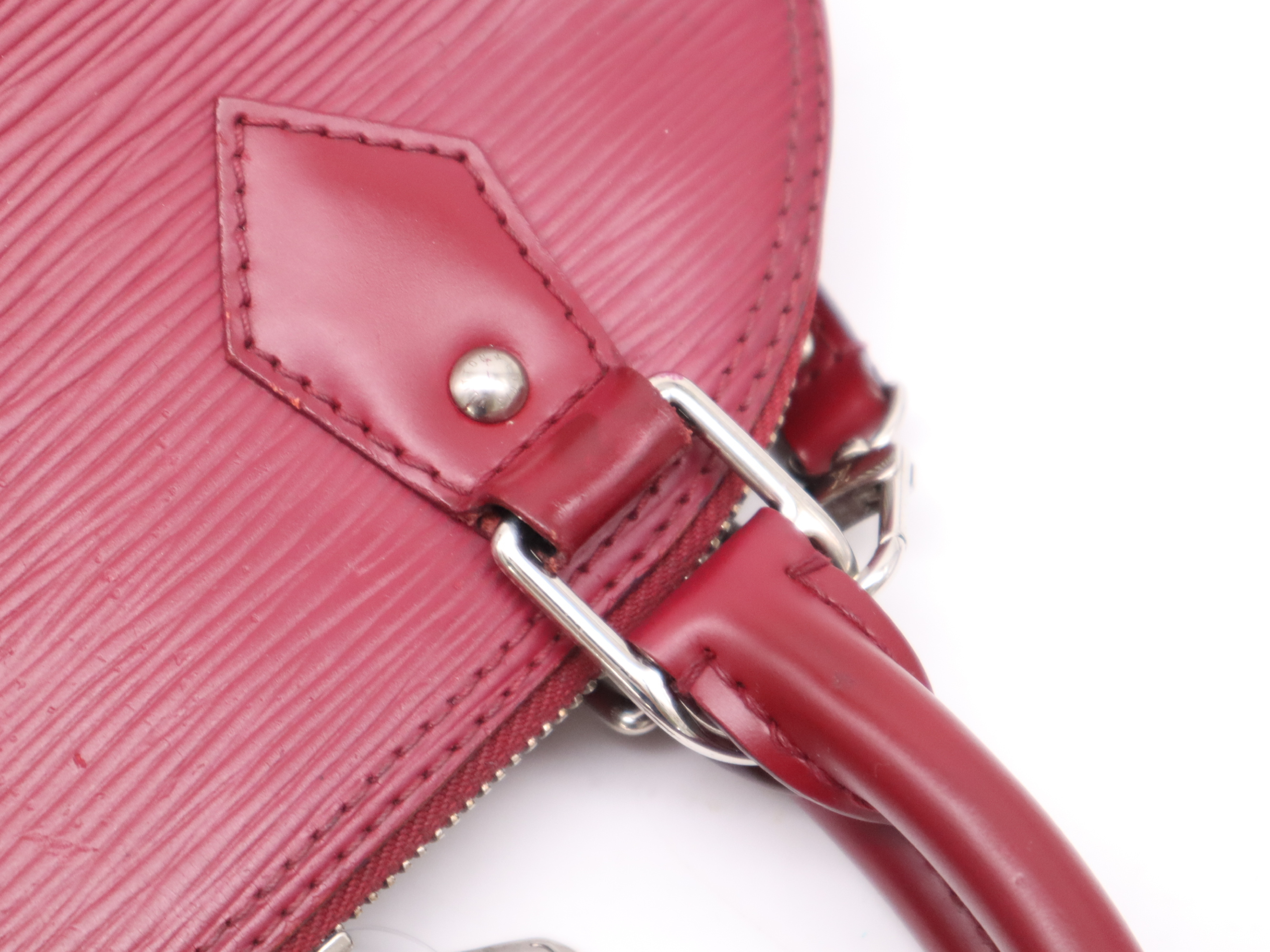 M40851 Epi Alma BB Fuchsia Handbag with Shoulder Strap — view 8
