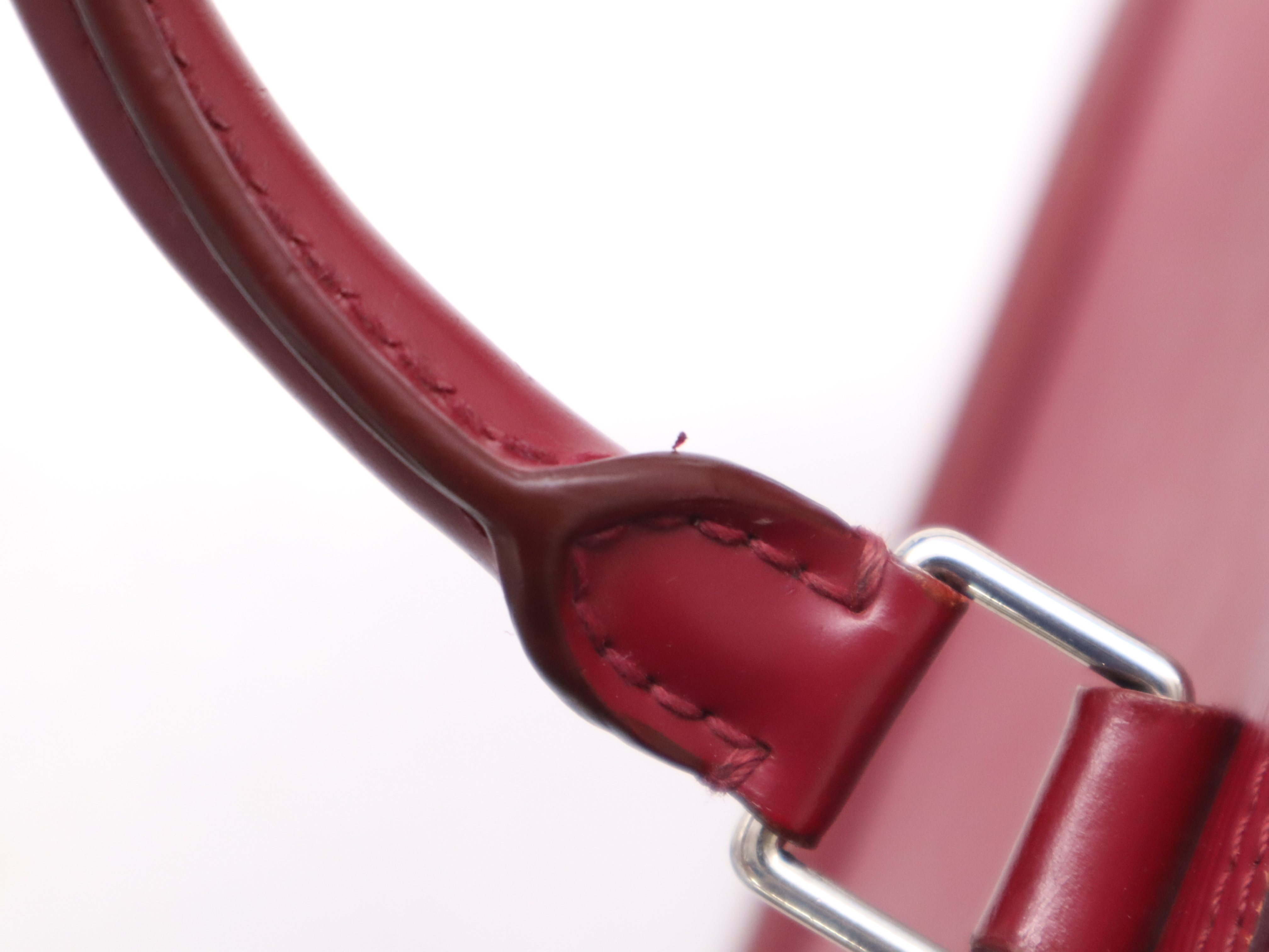 M40851 Epi Alma BB Fuchsia Handbag with Shoulder Strap — view 9