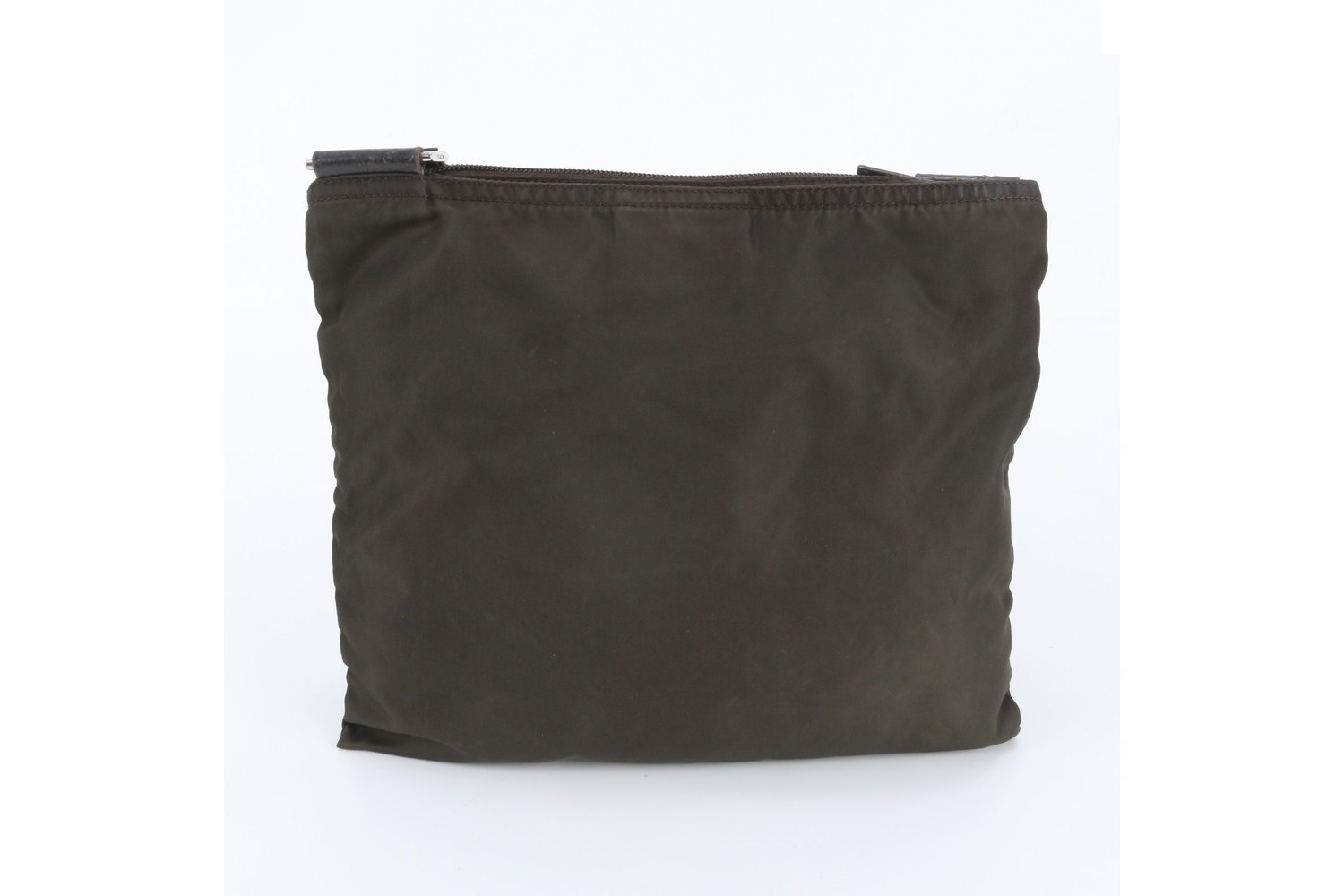 Tessuto Nylon Triangle Logo Shoulder Bag — view 3