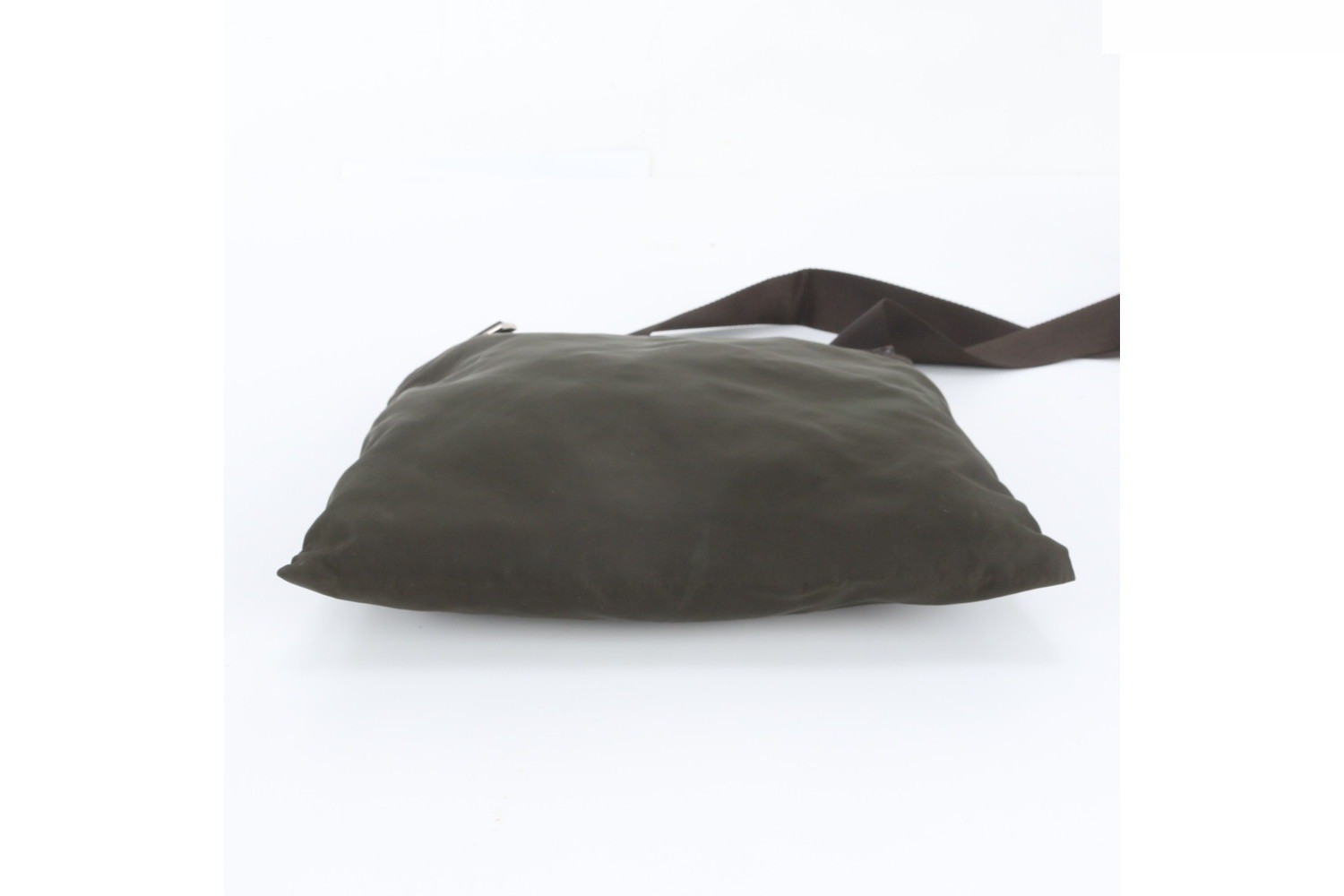 Tessuto Nylon Triangle Logo Shoulder Bag — view 5