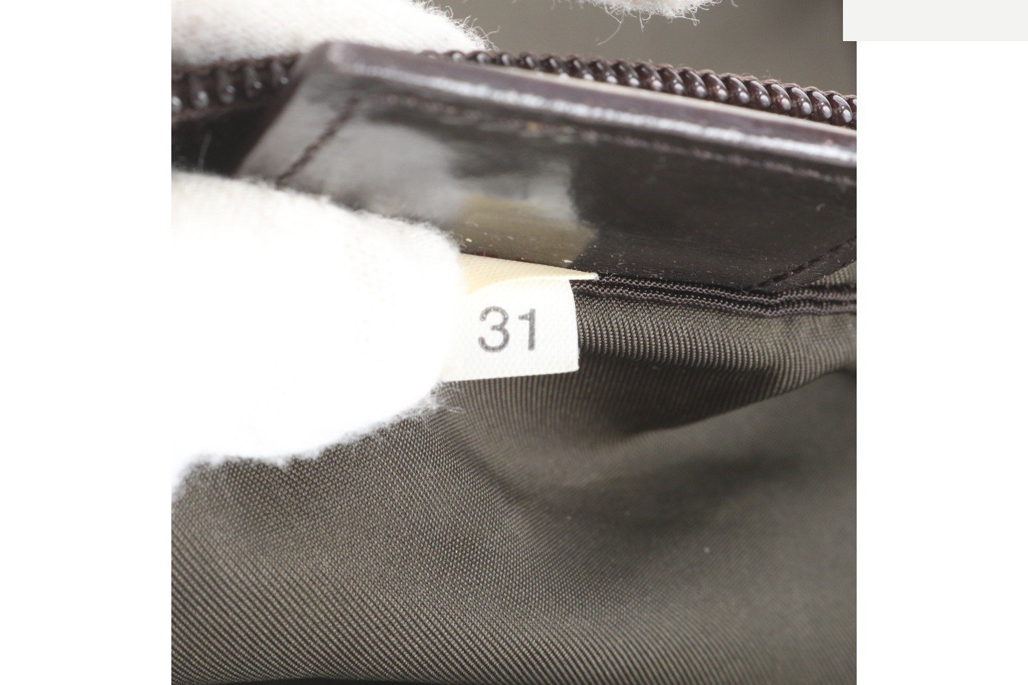 Tessuto Nylon Triangle Logo Shoulder Bag — view 9