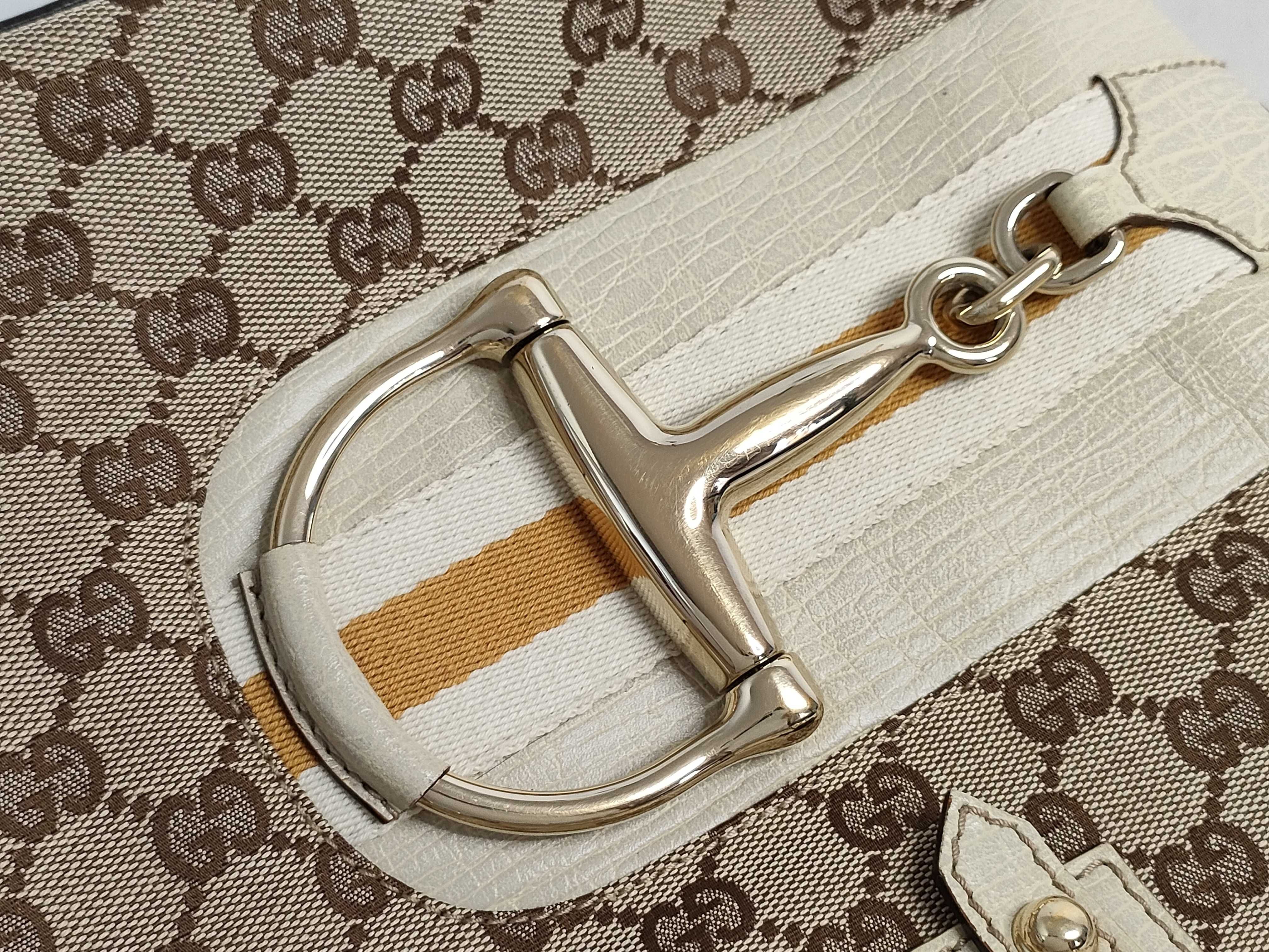 GG Canvas Gucci Horsebit Handbag — view 14