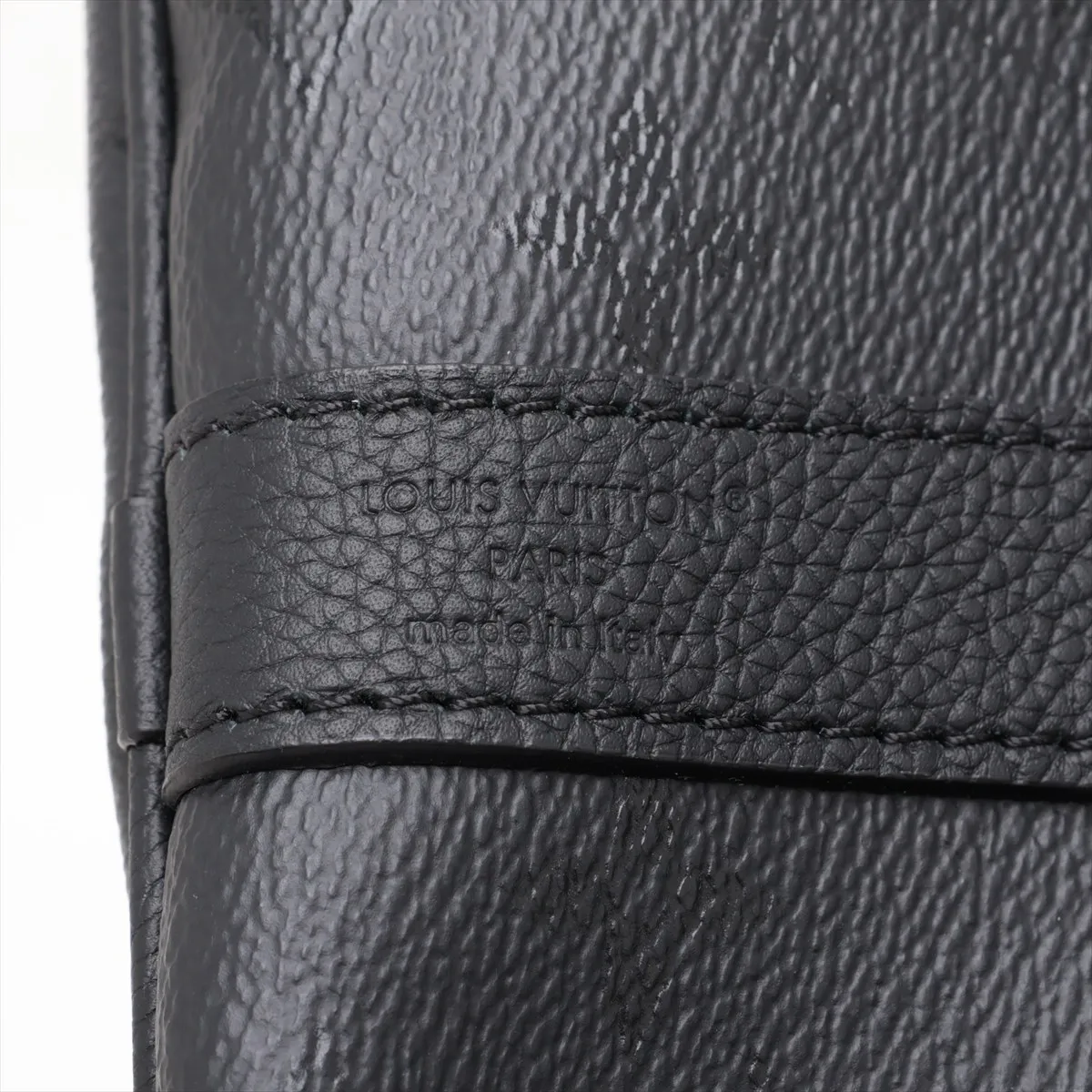 Monogram Midnight Keepall Bandoulière 45 M28403 Black (RFID detected) — view 10