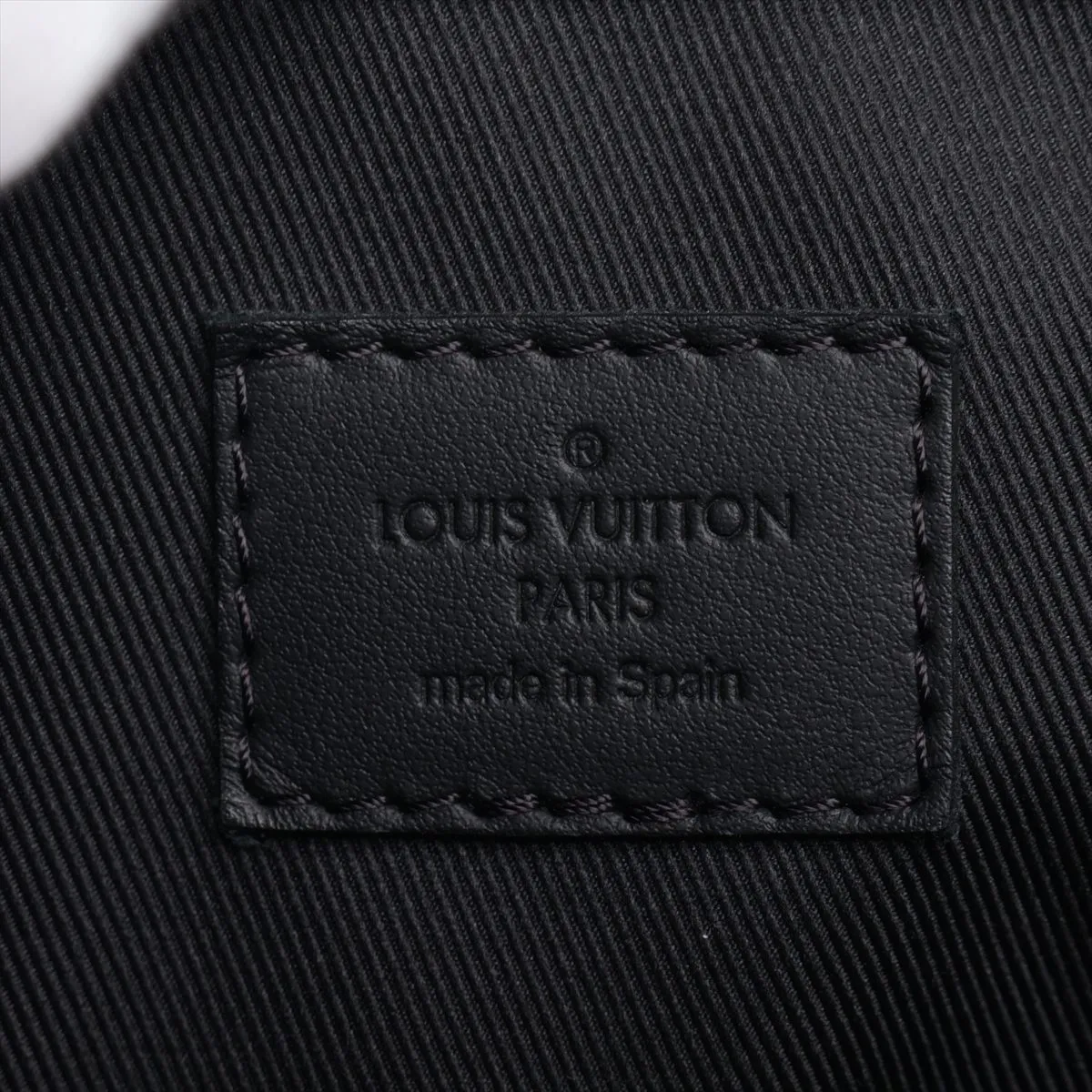 LV Aerogram Takeoff Tote M57308 Black (RFID detected) — view 11
